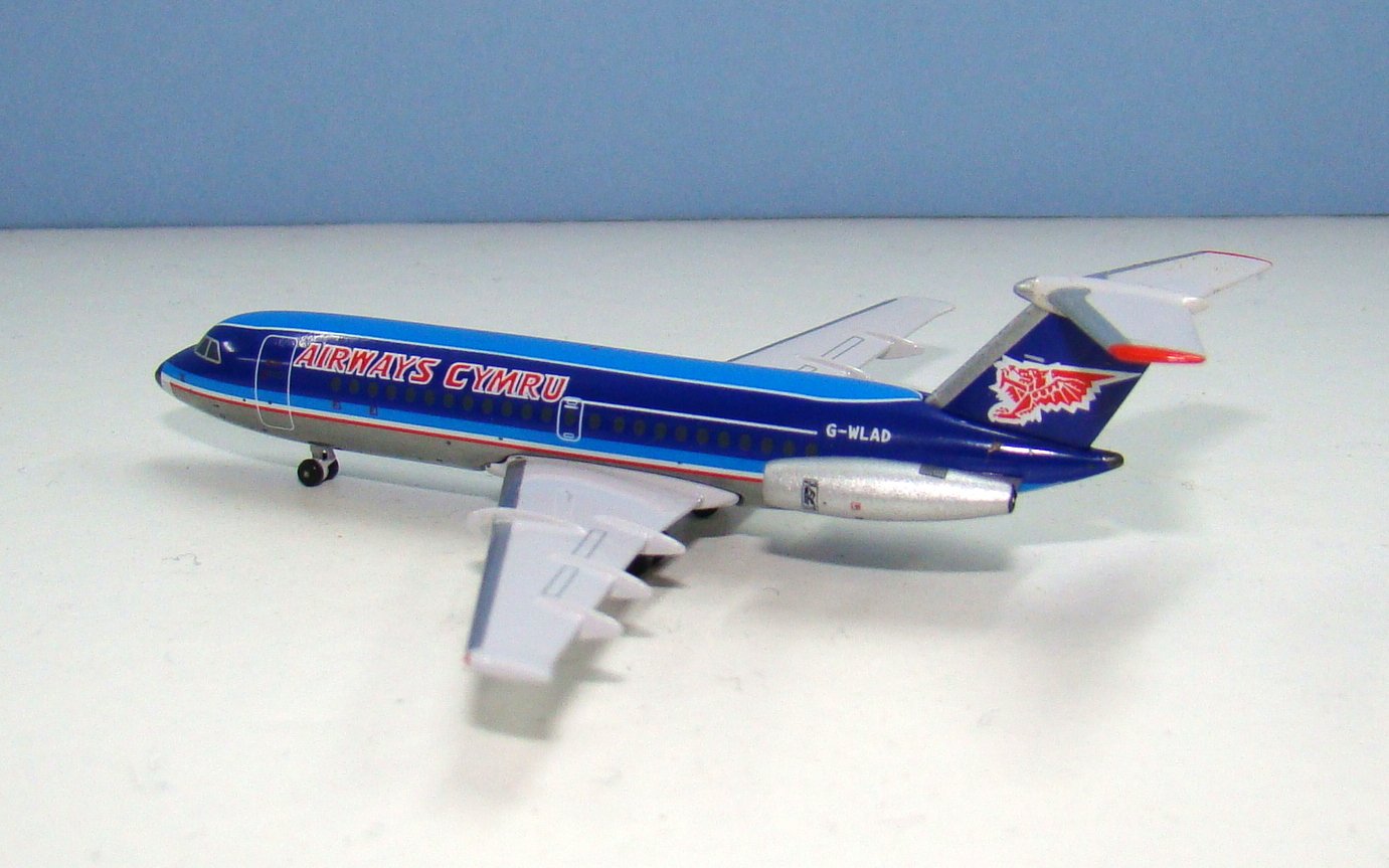 Airways International Cymru BAC One-Eleven 304AX G-WLAD Aeroclassics 1:400 Scale Model Airliner