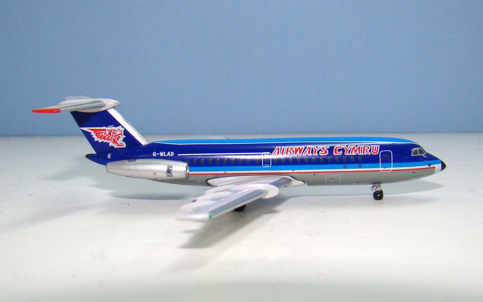 Airways International Cymru BAC One-Eleven 304AX G-WLAD Aeroclassics 1:400 Scale Model Airliner