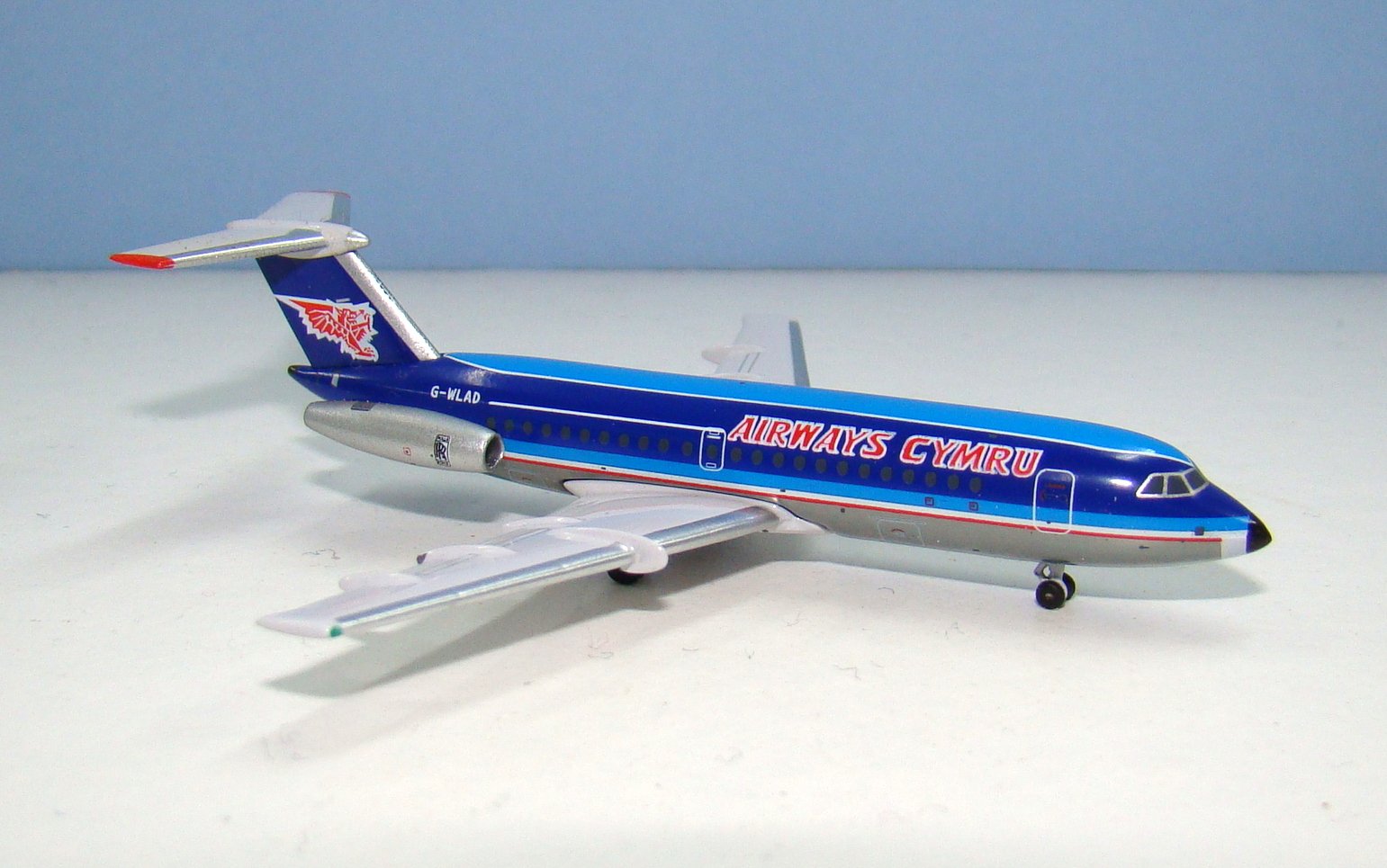 Airways International Cymru BAC One-Eleven 304AX G-WLAD Aeroclassics 1:400 Scale Model Airliner