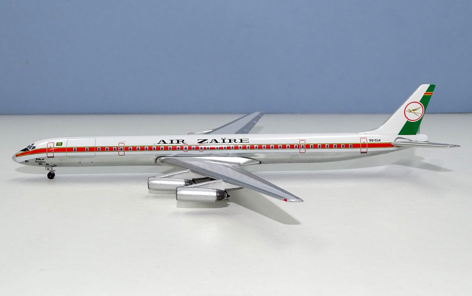 Air Zaire Douglas DC-8-63CF 9Q-CLH Aeroclassics 1:400 Scale Model Airliner