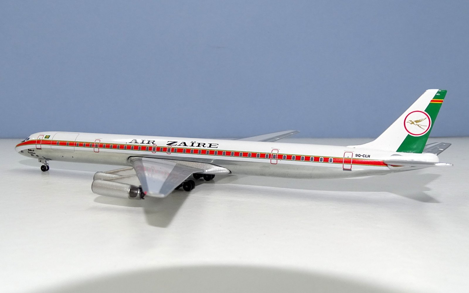 Air Zaire Douglas DC-8-63CF 9Q-CLH Aeroclassics 1:400 Scale Model Airliner