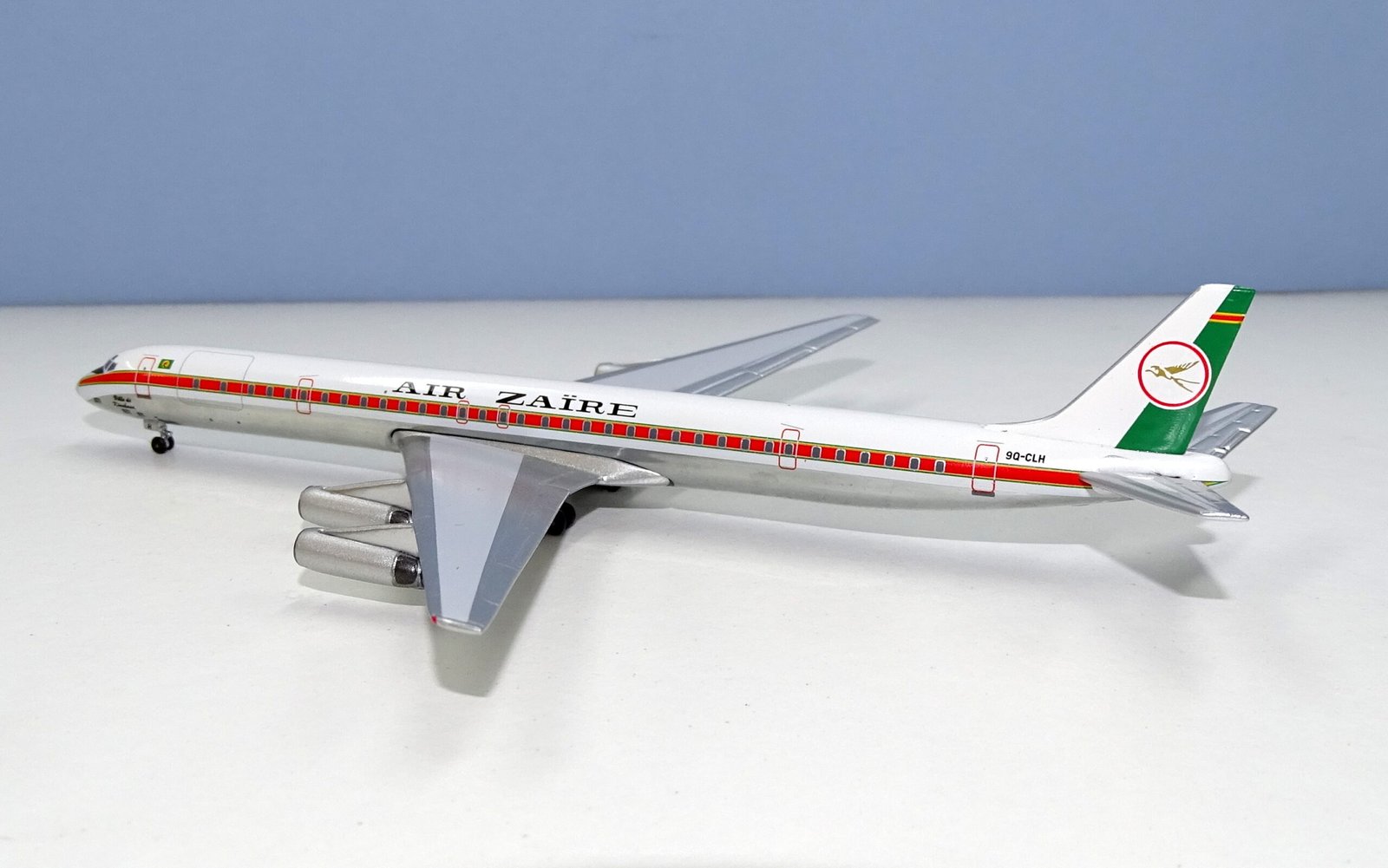 Air Zaire Douglas DC-8-63CF 9Q-CLH Aeroclassics 1:400 Scale Model Airliner