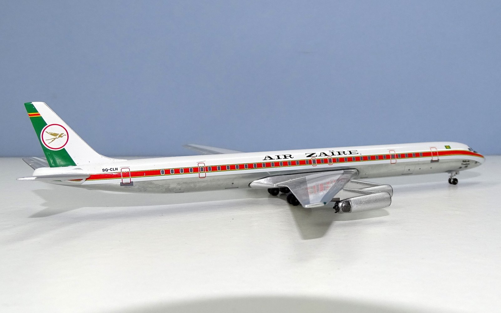 Air Zaire Douglas DC-8-63CF 9Q-CLH Aeroclassics 1:400 Scale Model Airliner