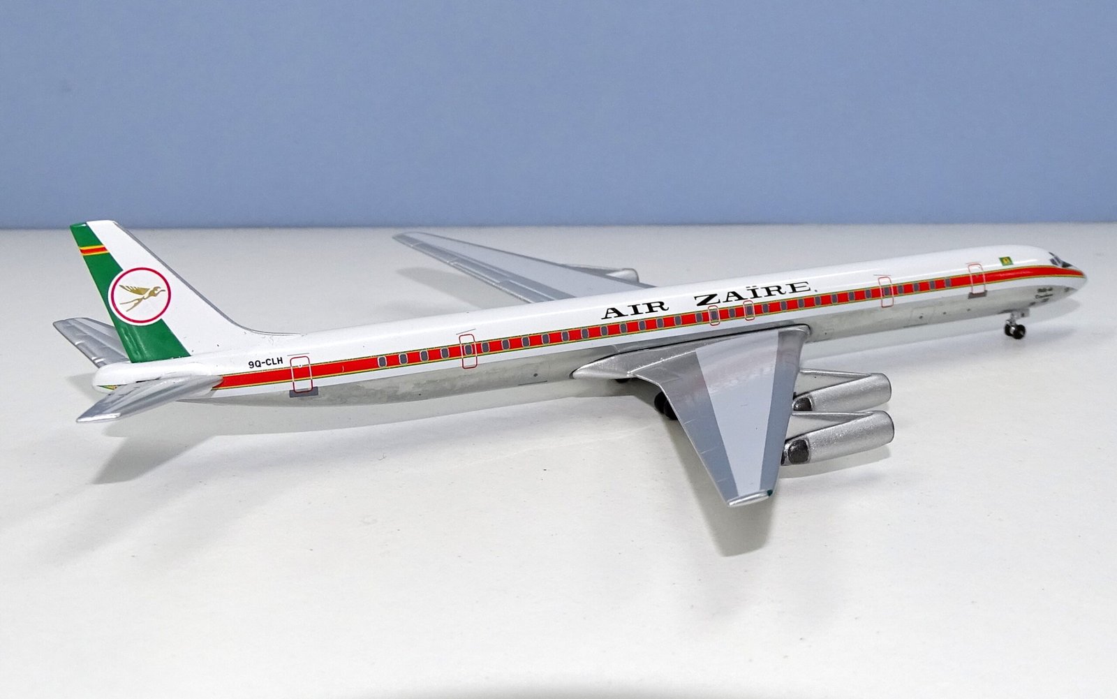 Air Zaire Douglas DC-8-63CF 9Q-CLH Aeroclassics 1:400 Scale Model Airliner