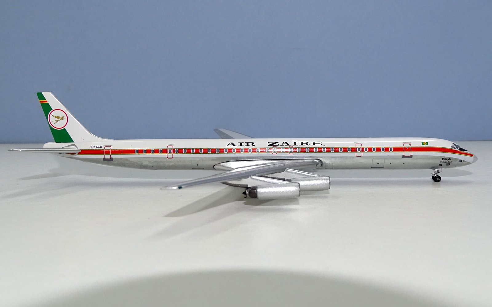 Air Zaire Douglas DC-8-63CF 9Q-CLH Aeroclassics 1:400 Scale Model Airliner
