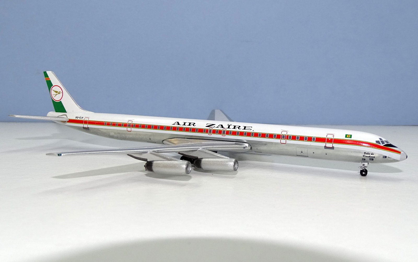 Air Zaire Douglas DC-8-63CF 9Q-CLH Aeroclassics 1:400 Scale Model Airliner