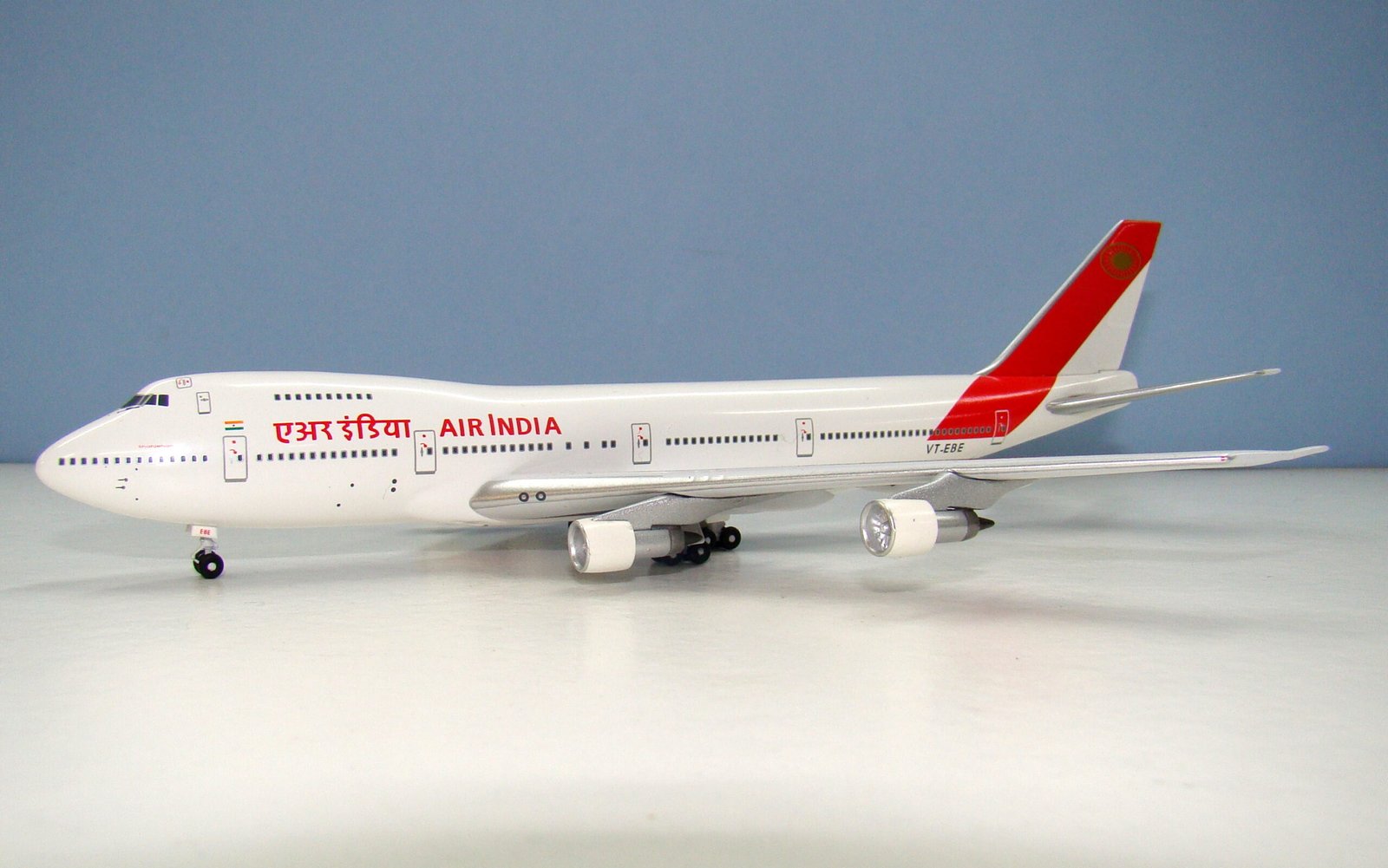 Air India Boeing 747-200B VT-EBE Aviation400 1:400 Scale Model Airliner