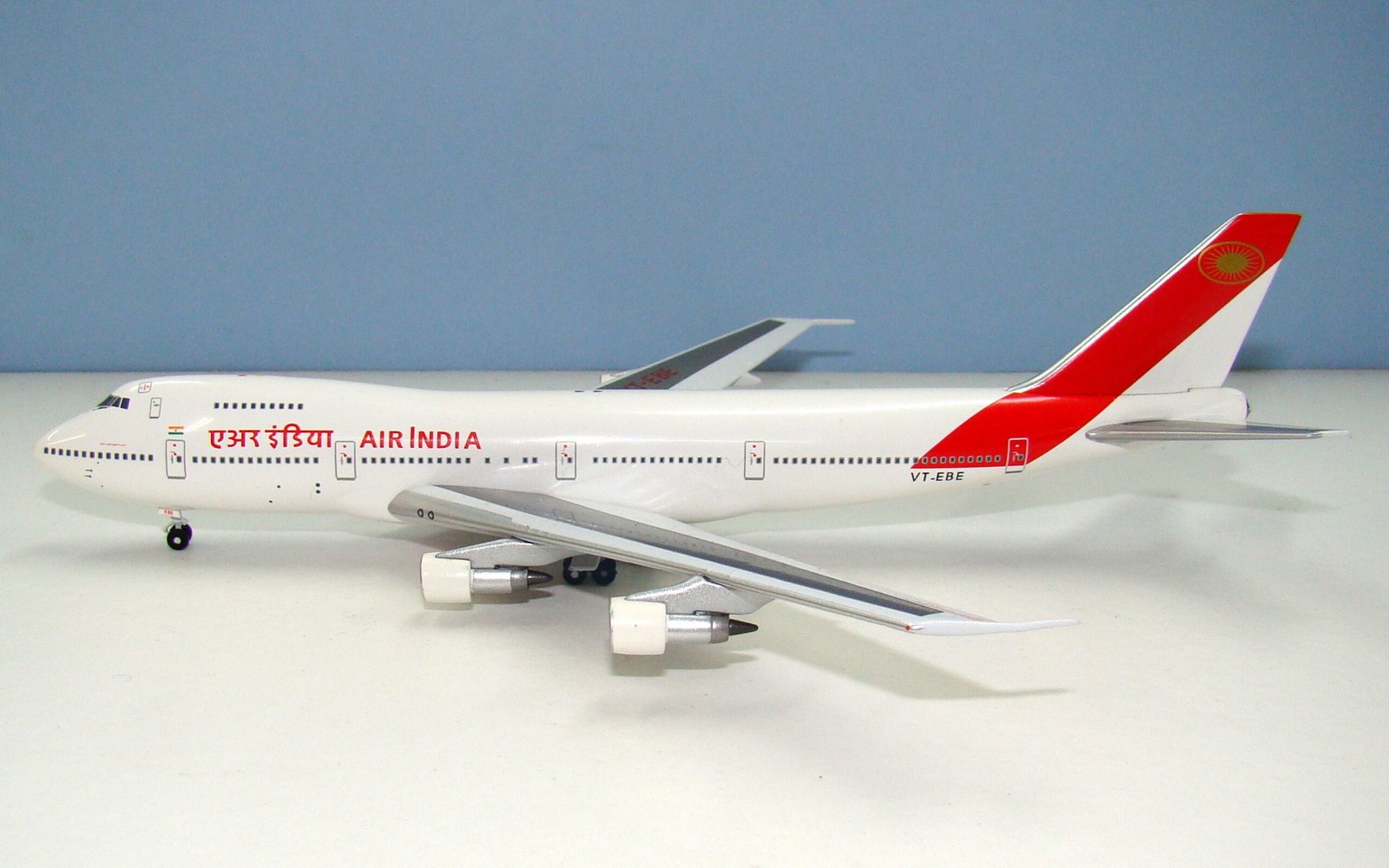 Air India Boeing 747-200B VT-EBE Aviation400 1:400 Scale Model Airliner