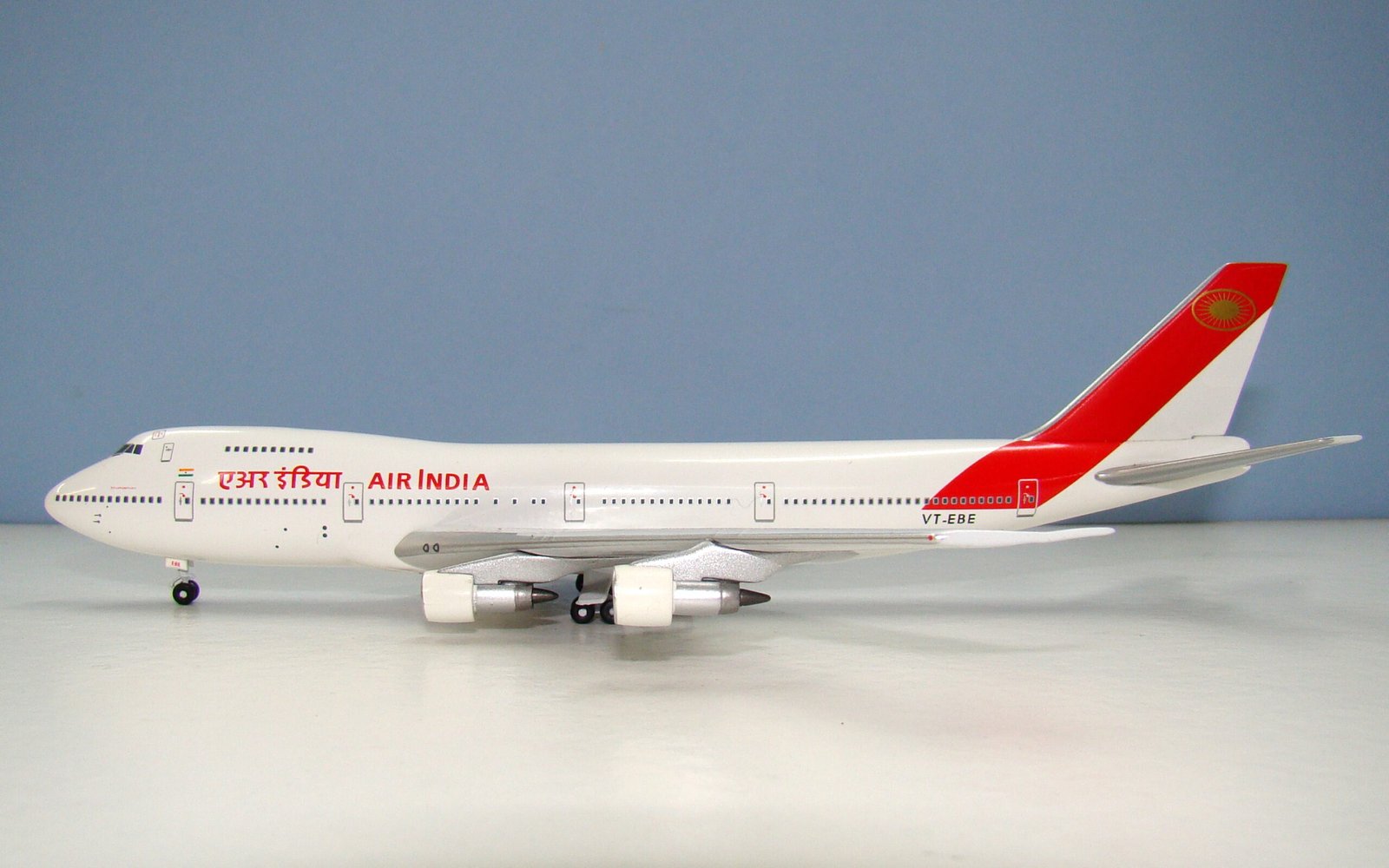 Air India Boeing 747-200B VT-EBE Aviation400 1:400 Scale Model Airliner