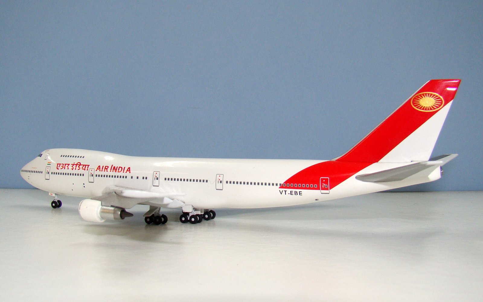 Air India Boeing 747-200B VT-EBE Aviation400 1:400 Scale Model Airliner