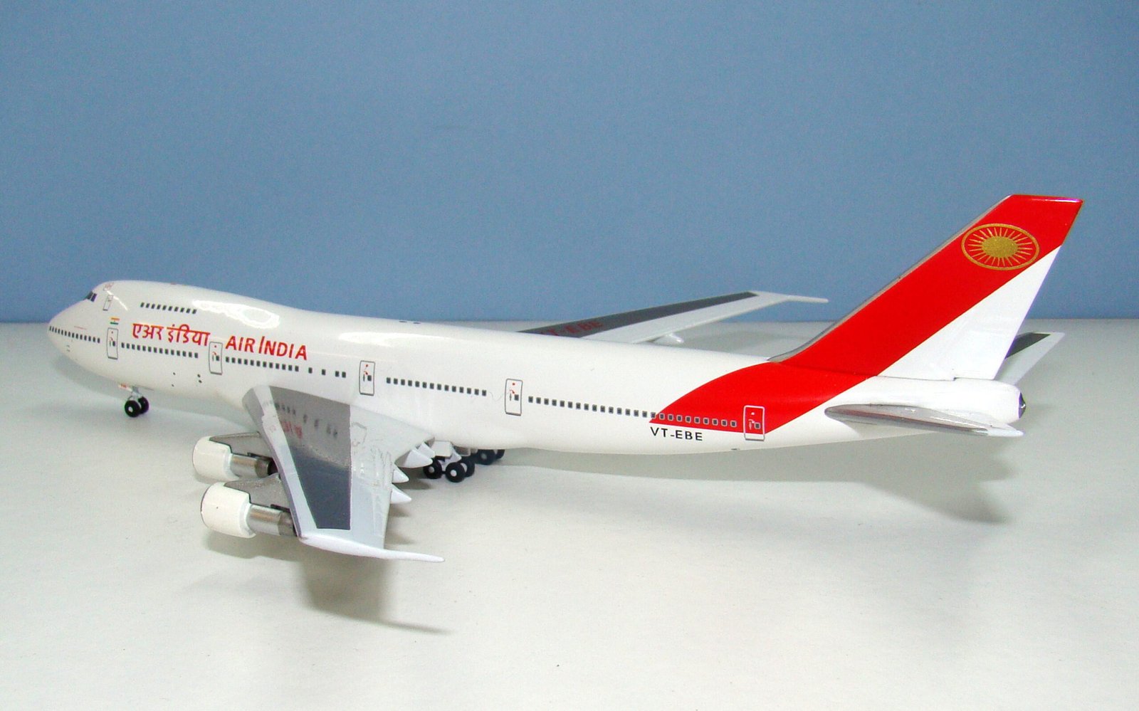 Air India Boeing 747-200B VT-EBE Aviation400 1:400 Scale Model Airliner