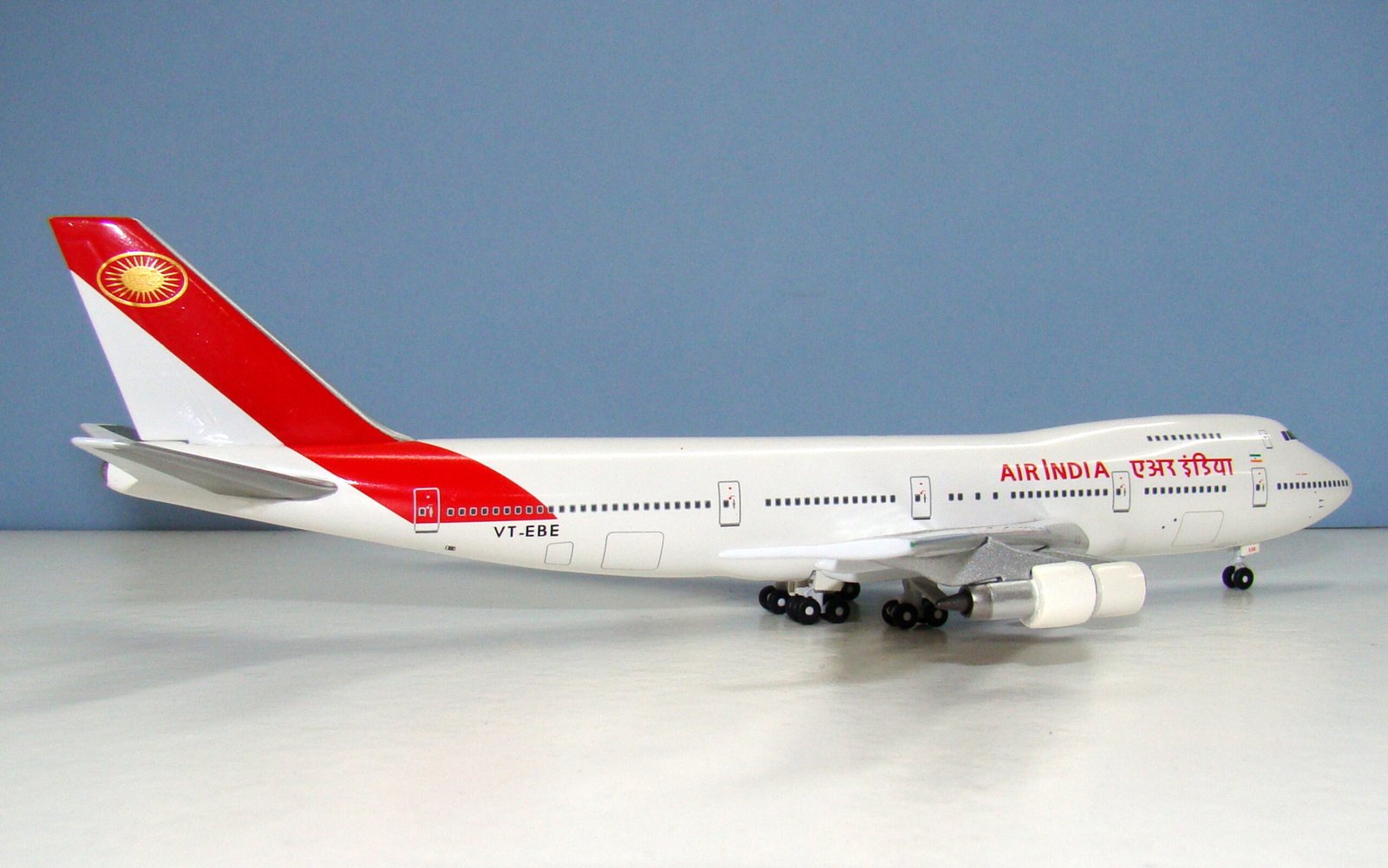 Air India Boeing 747-200B VT-EBE Aviation400 1:400 Scale Model Airliner