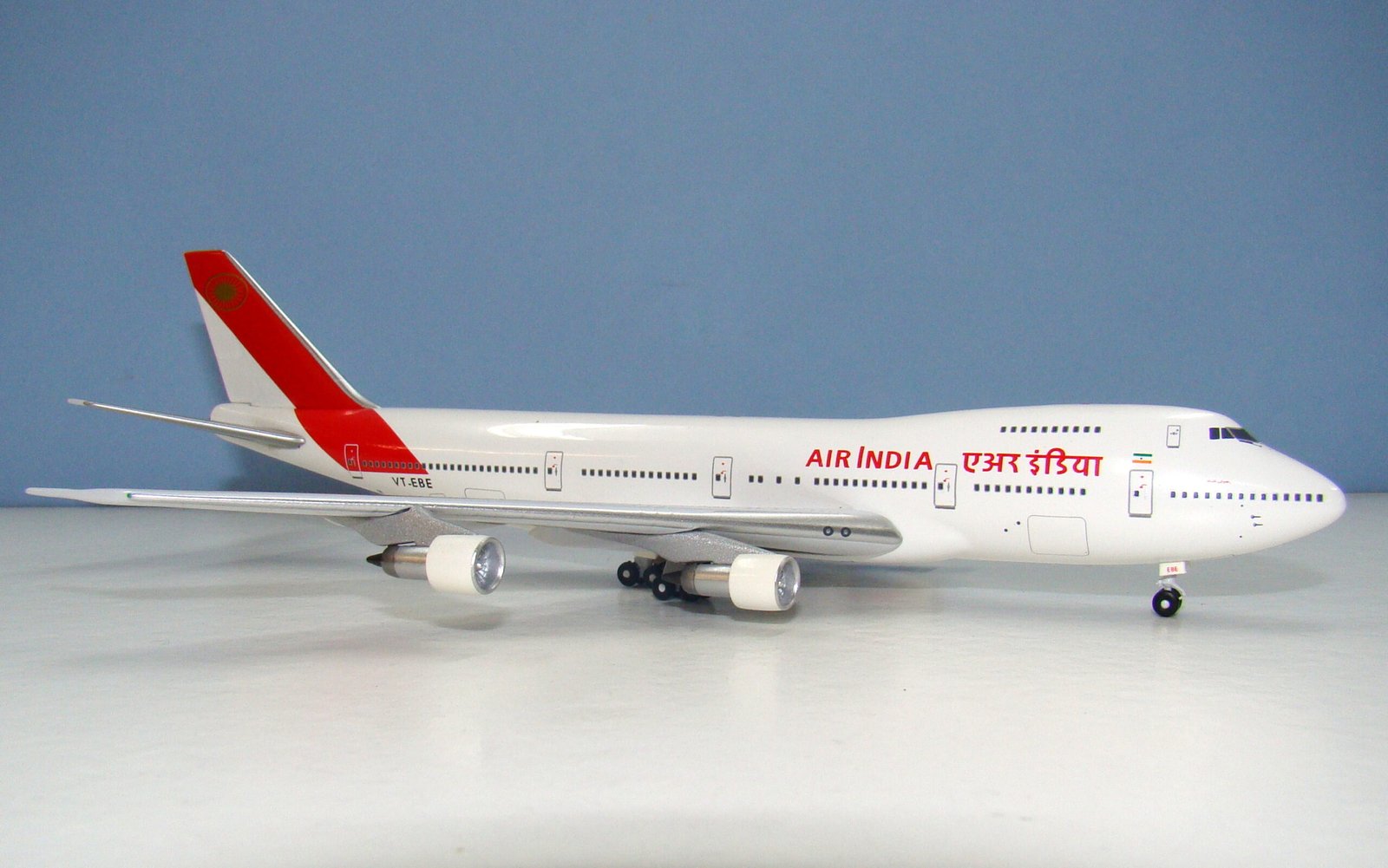 Air India Boeing 747-200B VT-EBE Aviation400 1:400 Scale Model Airliner