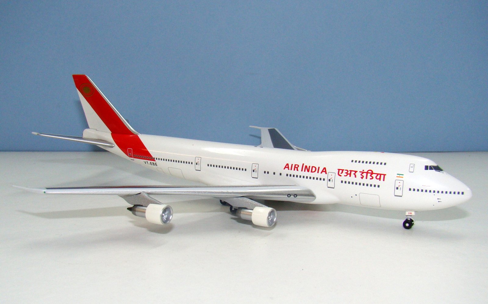 Air India Boeing 747-200B VT-EBE Aviation400 1:400 Scale Model Airliner