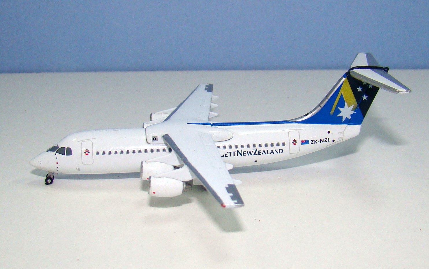 Ansett New Zealand BAE 146-300 ZK-NZL Jet-X 1:400 Scale Model Airliner