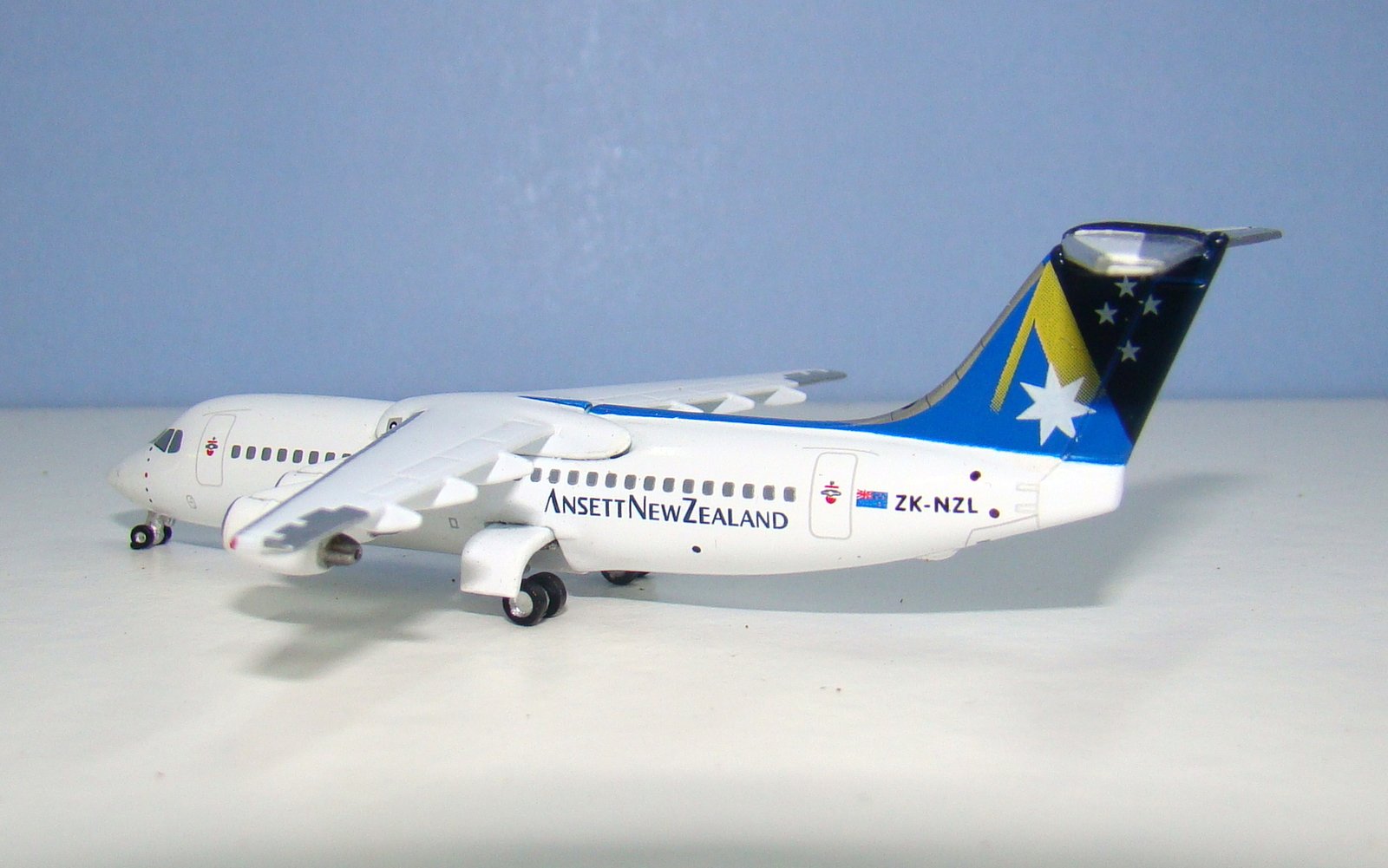 Ansett New Zealand BAE 146-300 ZK-NZL Jet-X 1:400 Scale Model Airliner
