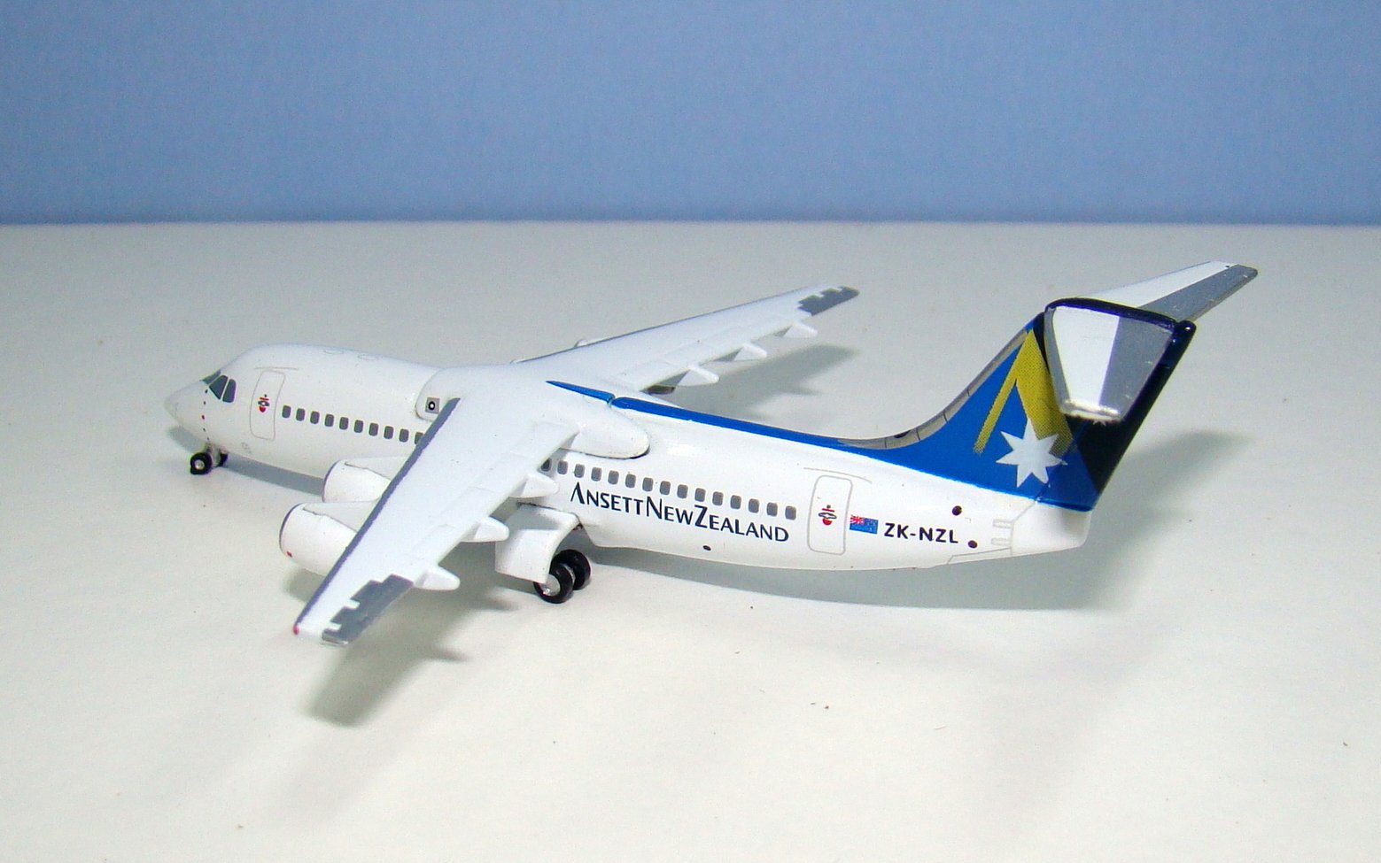Ansett New Zealand BAE 146-300 ZK-NZL Jet-X 1:400 Scale Model Airliner