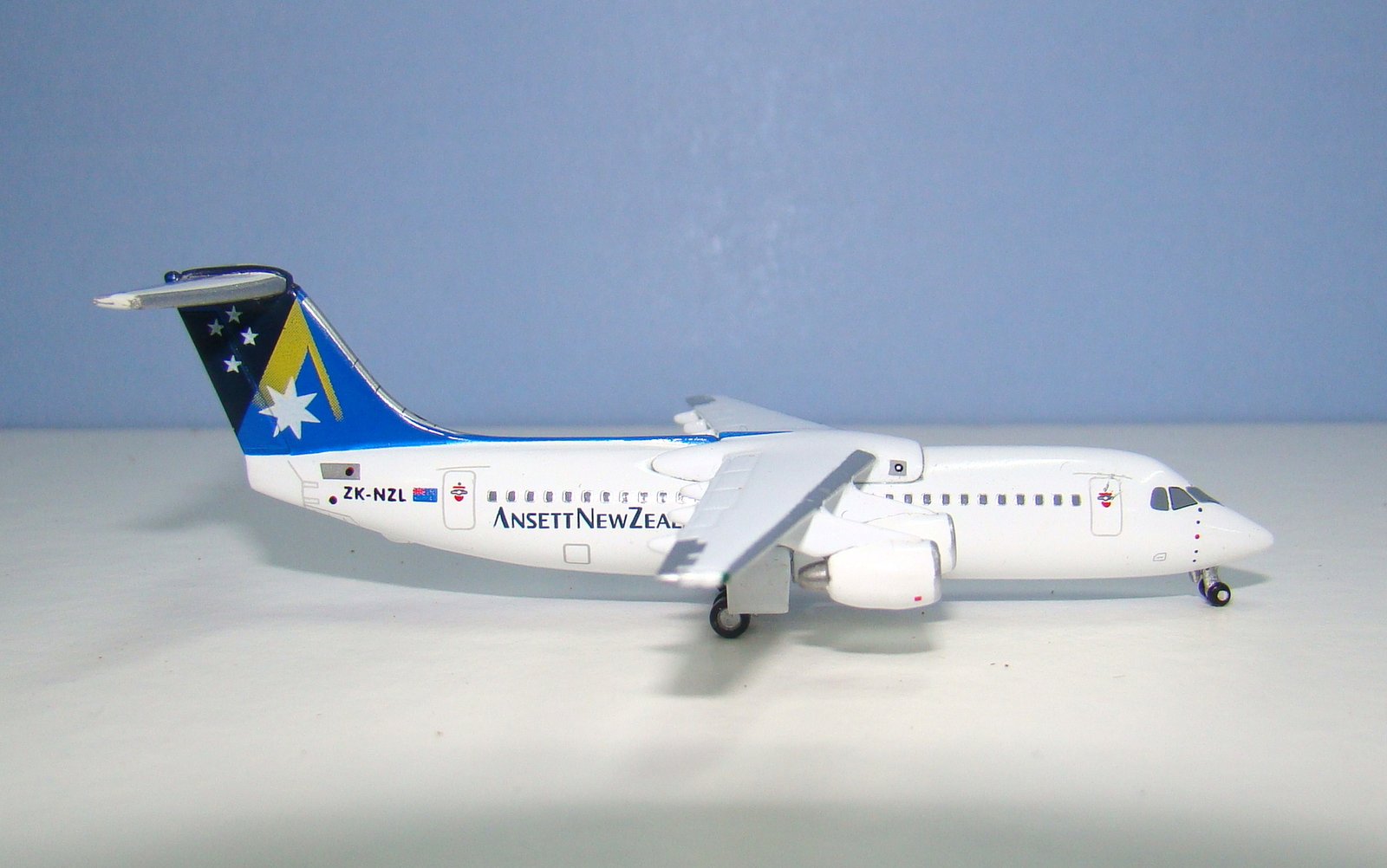 Ansett New Zealand BAE 146-300 ZK-NZL Jet-X 1:400 Scale Model Airliner