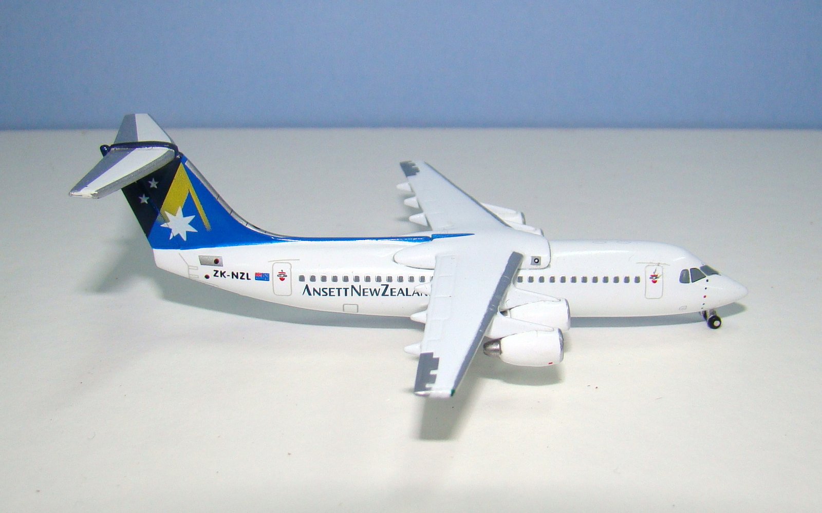 Ansett New Zealand BAE 146-300 ZK-NZL Jet-X 1:400 Scale Model Airliner