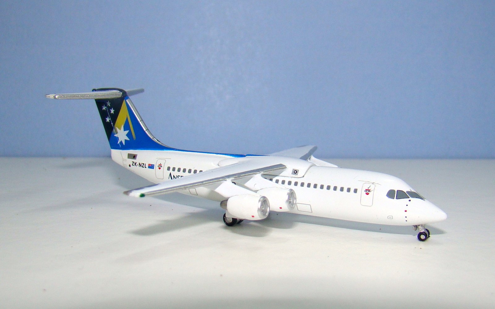 Ansett New Zealand BAE 146-300 ZK-NZL Jet-X 1:400 Scale Model Airliner