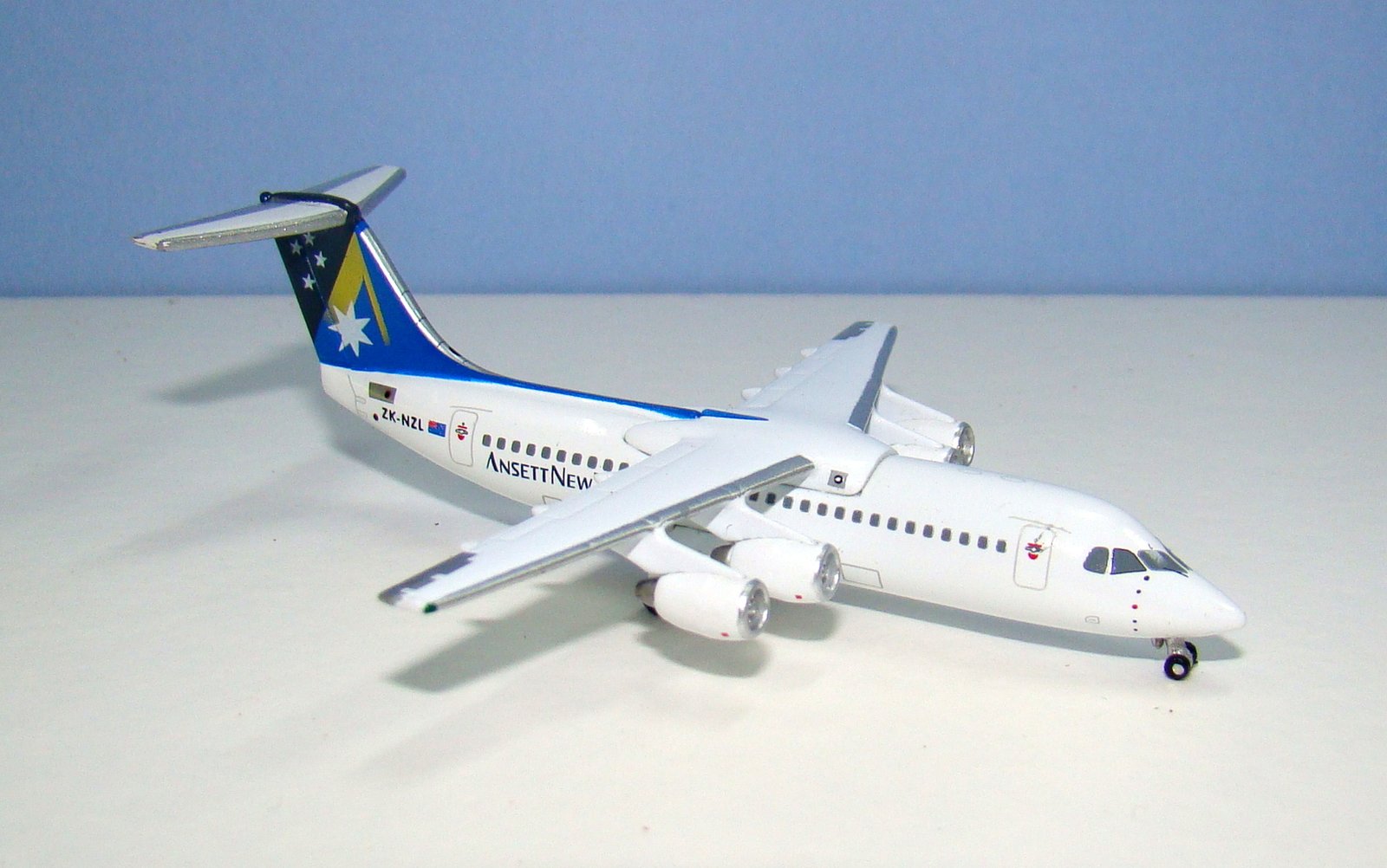 Ansett New Zealand BAE 146-300 ZK-NZL Jet-X 1:400 Scale Model Airliner