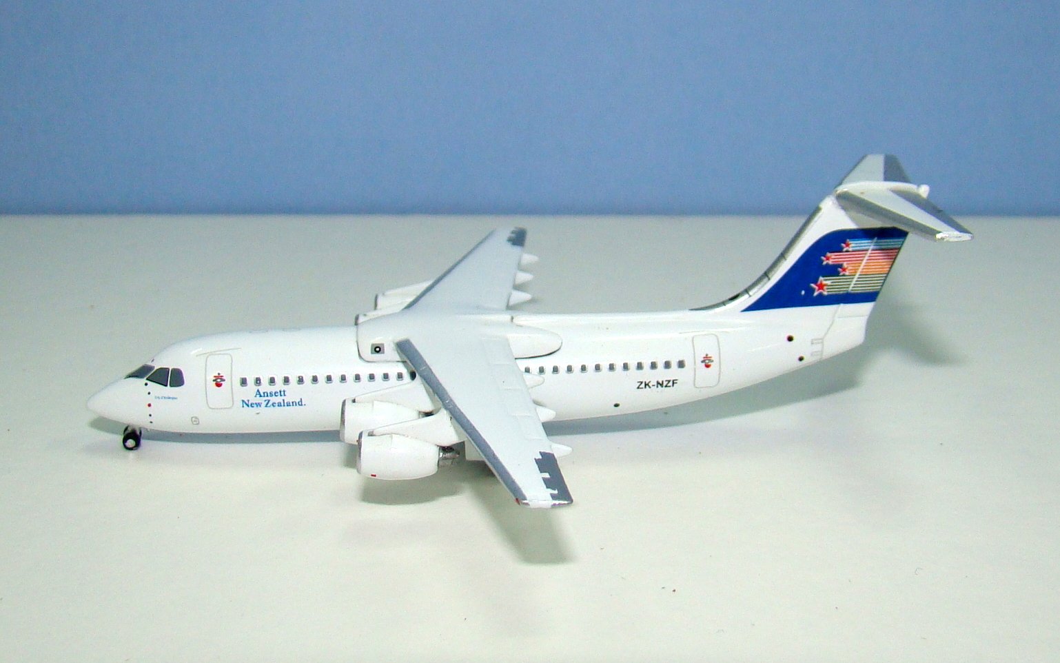 Ansett New Zealand BAE 146-300 ZK-NZF Jet-X 1:400 Scale Model Airliner