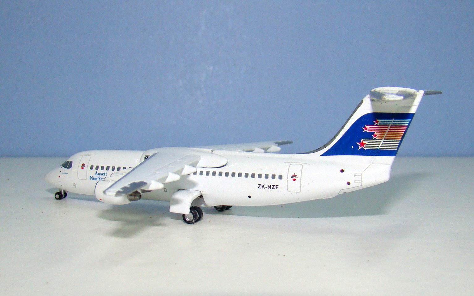Ansett New Zealand BAE 146-300 ZK-NZF Jet-X 1:400 Scale Model Airliner