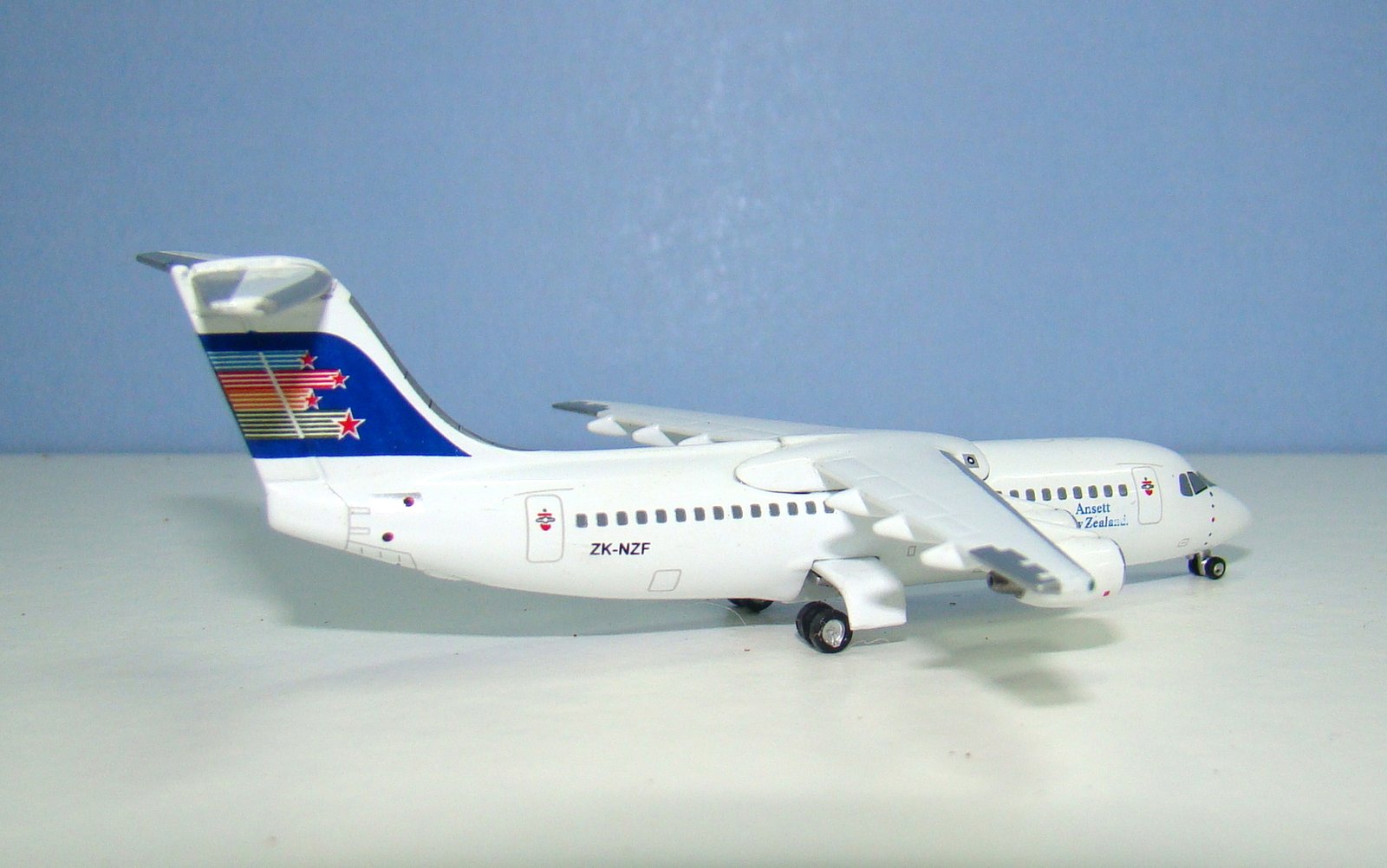 Ansett New Zealand BAE 146-300 ZK-NZF Jet-X 1:400 Scale Model Airliner