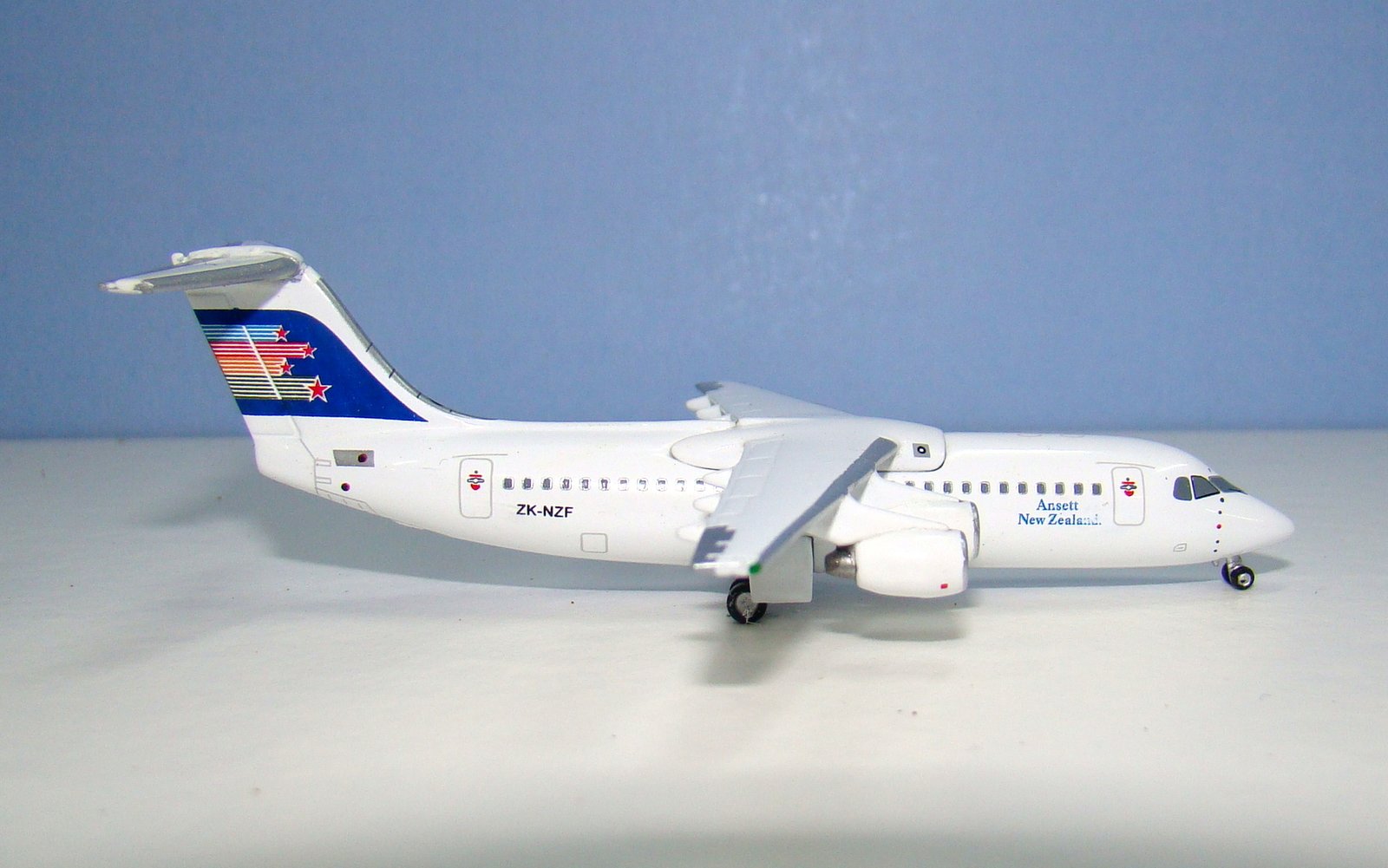Ansett New Zealand BAE 146-300 ZK-NZF Jet-X 1:400 Scale Model Airliner
