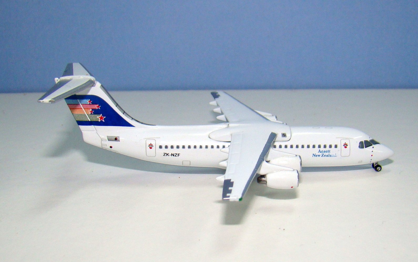 Ansett New Zealand BAE 146-300 ZK-NZF Jet-X 1:400 Scale Model Airliner