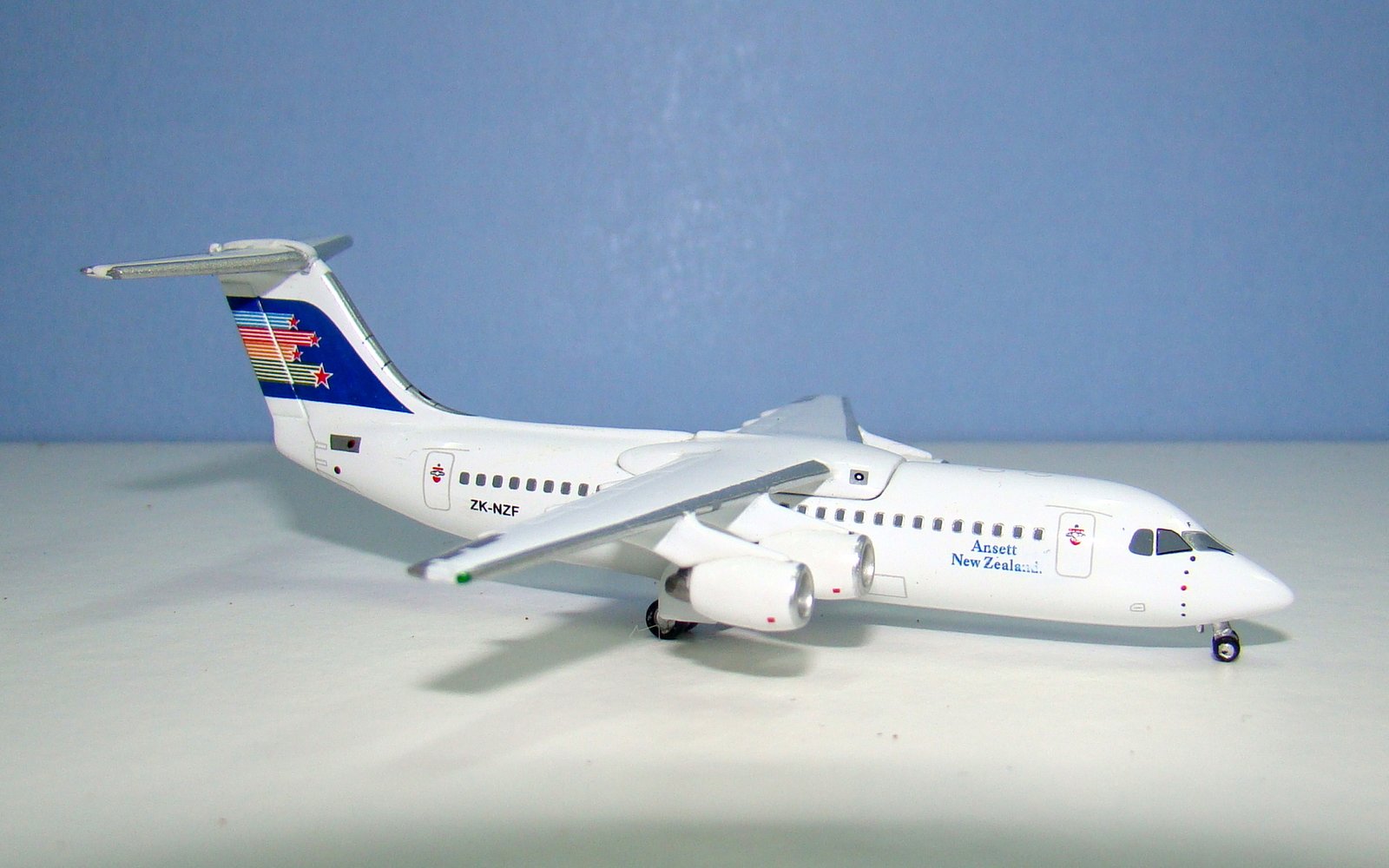 Ansett New Zealand BAE 146-300 ZK-NZF Jet-X 1:400 Scale Model Airliner