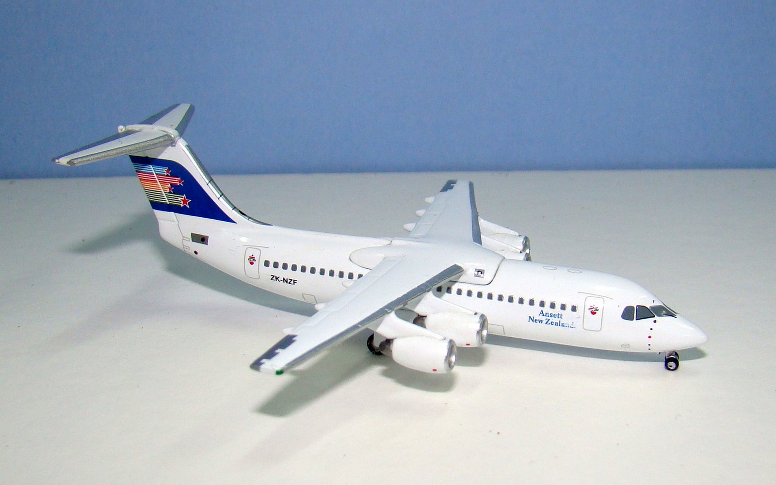 Ansett New Zealand BAE 146-300 ZK-NZF Jet-X 1:400 Scale Model Airliner