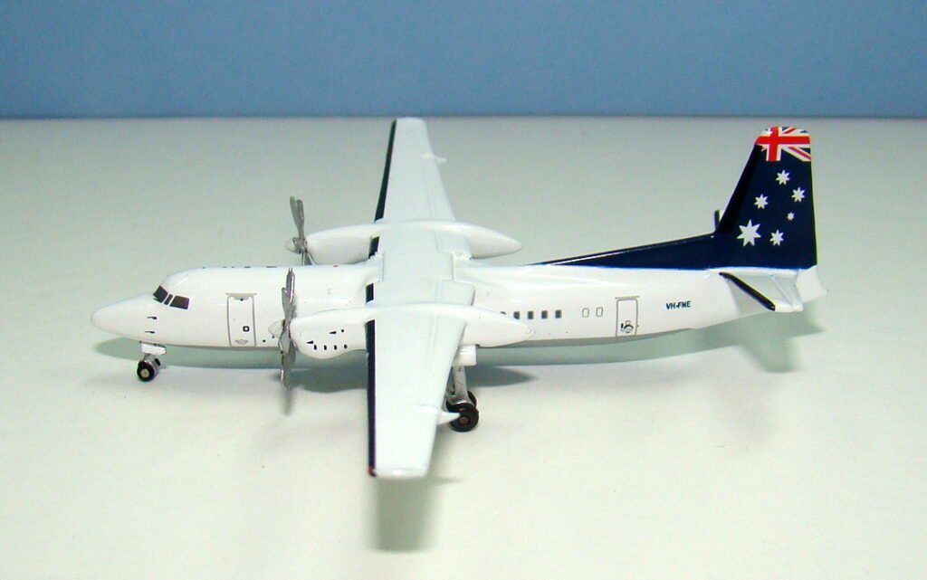 Ansett Australia Fokker 50 VH-FNE JC Wings 1:400 Scale Model Airliner