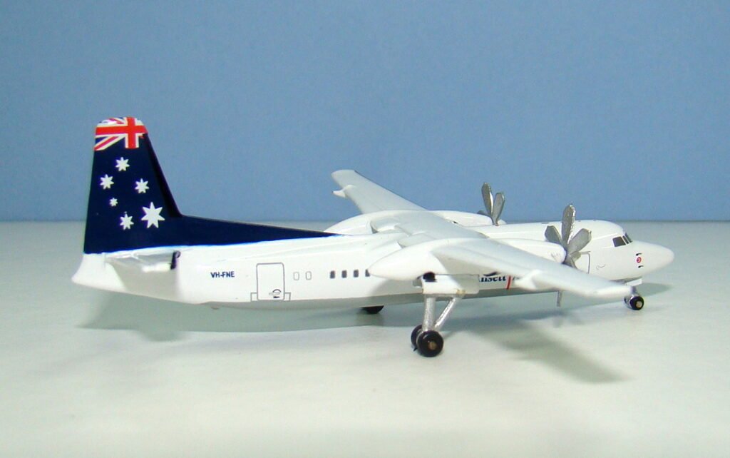 Ansett Australia Fokker 50 VH-FNE JC Wings 1:400 Scale Model Airliner
