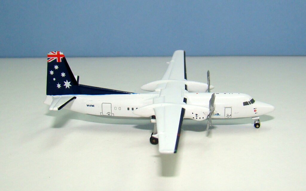 Ansett Australia Fokker 50 VH-FNE JC Wings 1:400 Scale Model Airliner