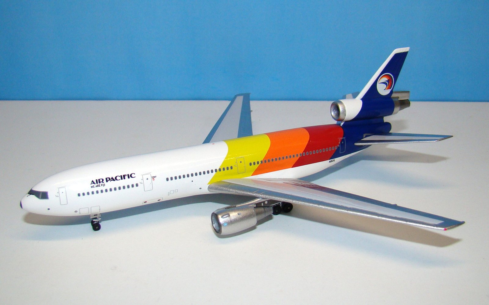 Air Pacific McDonnell Douglas DC-10-30 N821L Aeroclassics 1:400 Scale Model Airliner