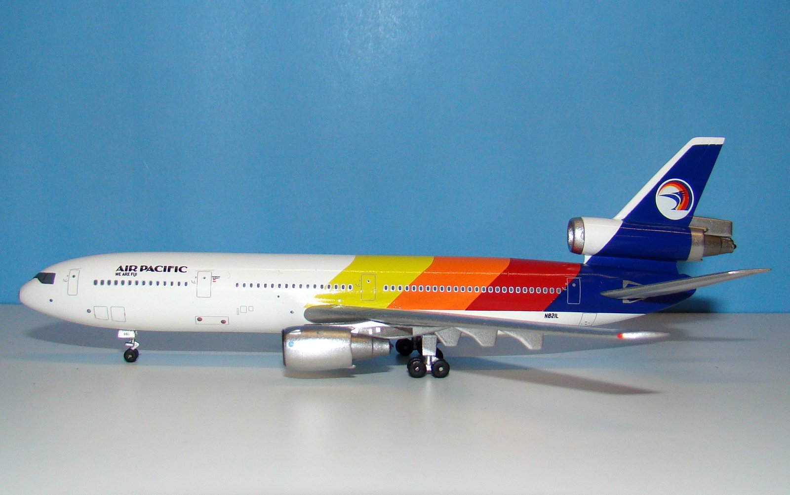 Air Pacific McDonnell Douglas DC-10-30 N821L Aeroclassics 1:400 Scale Model Airliner
