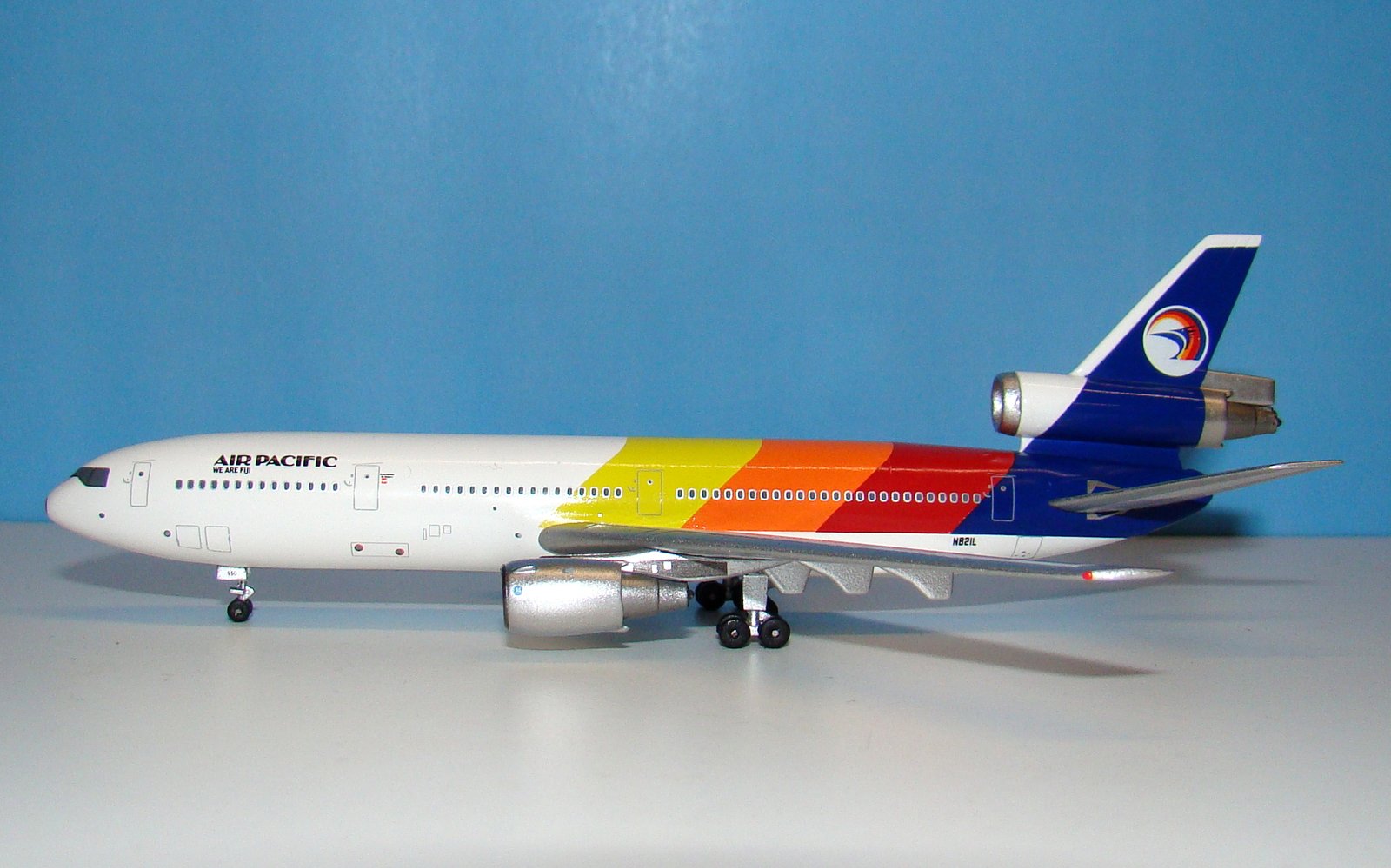 Air Pacific McDonnell Douglas DC-10-30 N821L Aeroclassics 1:400 Scale Model Airliner