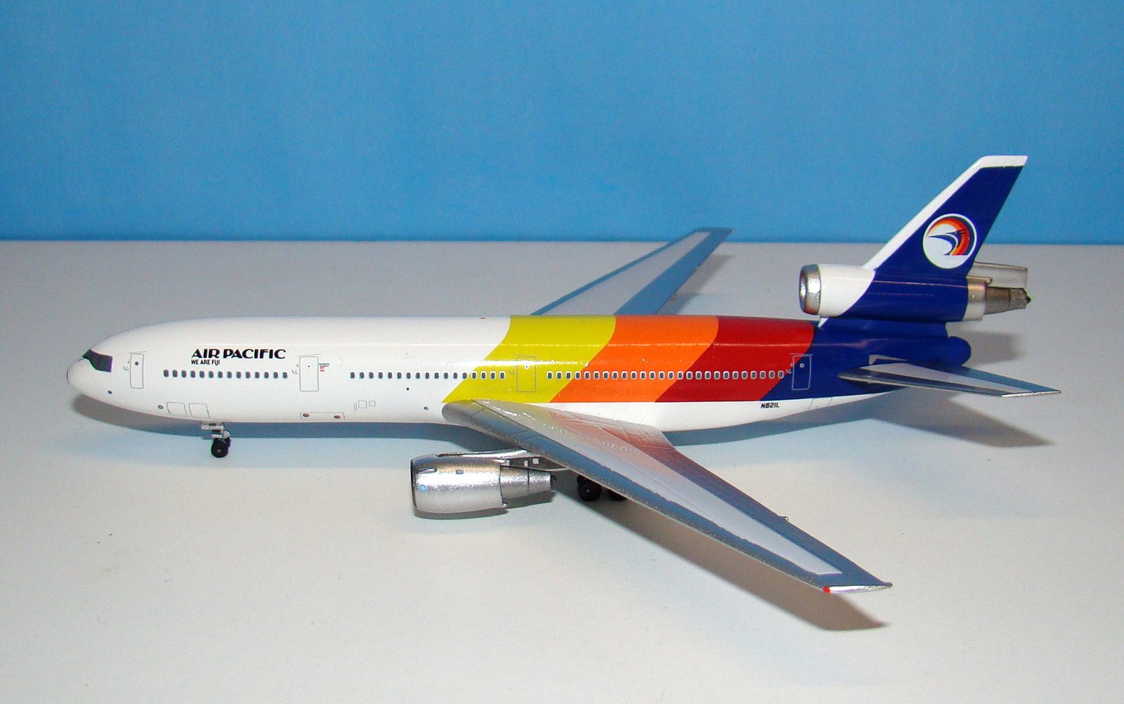 Air Pacific McDonnell Douglas DC-10-30 N821L Aeroclassics 1:400 Scale Model Airliner