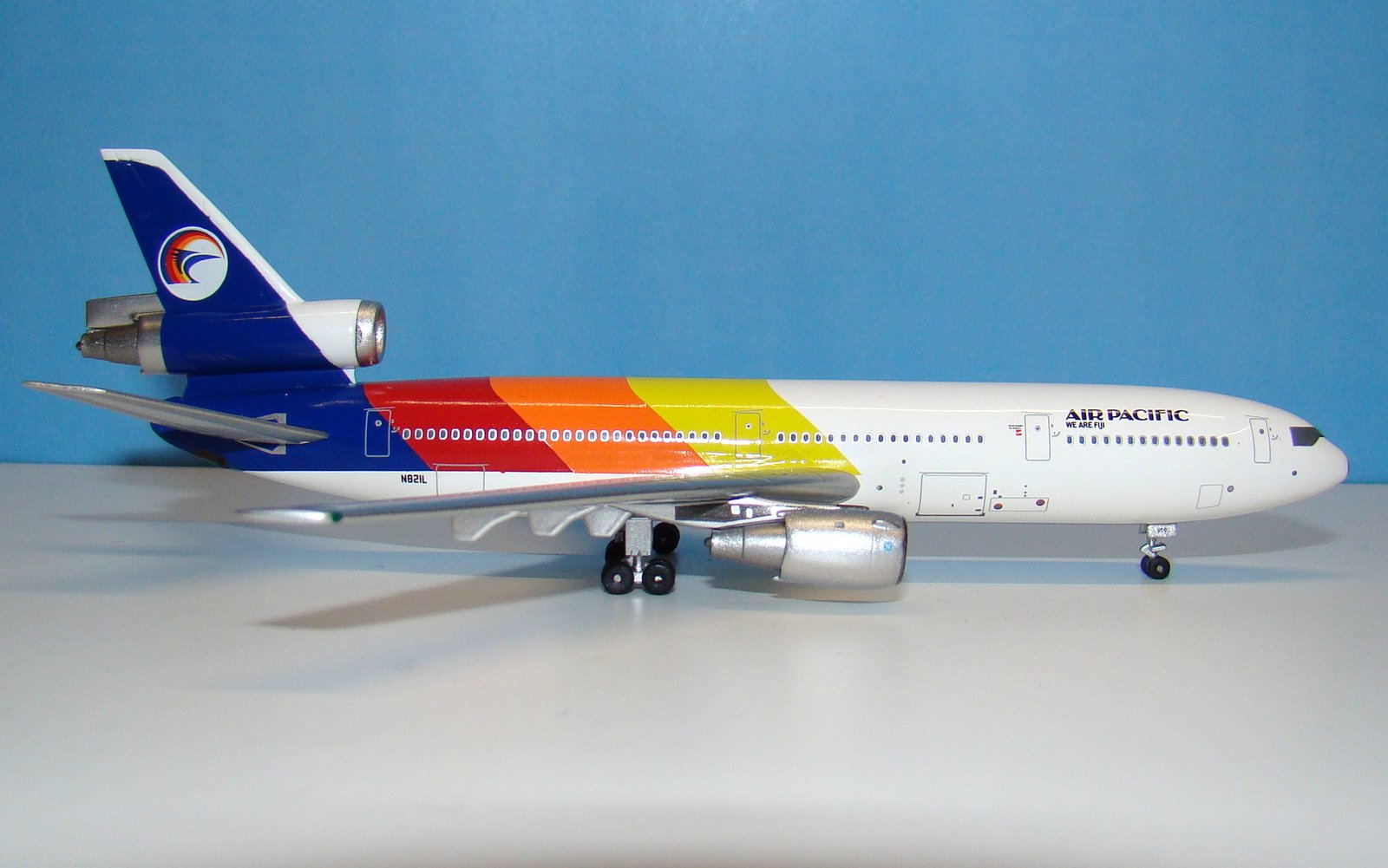 Air Pacific McDonnell Douglas DC-10-30 N821L Aeroclassics 1:400 Scale Model Airliner