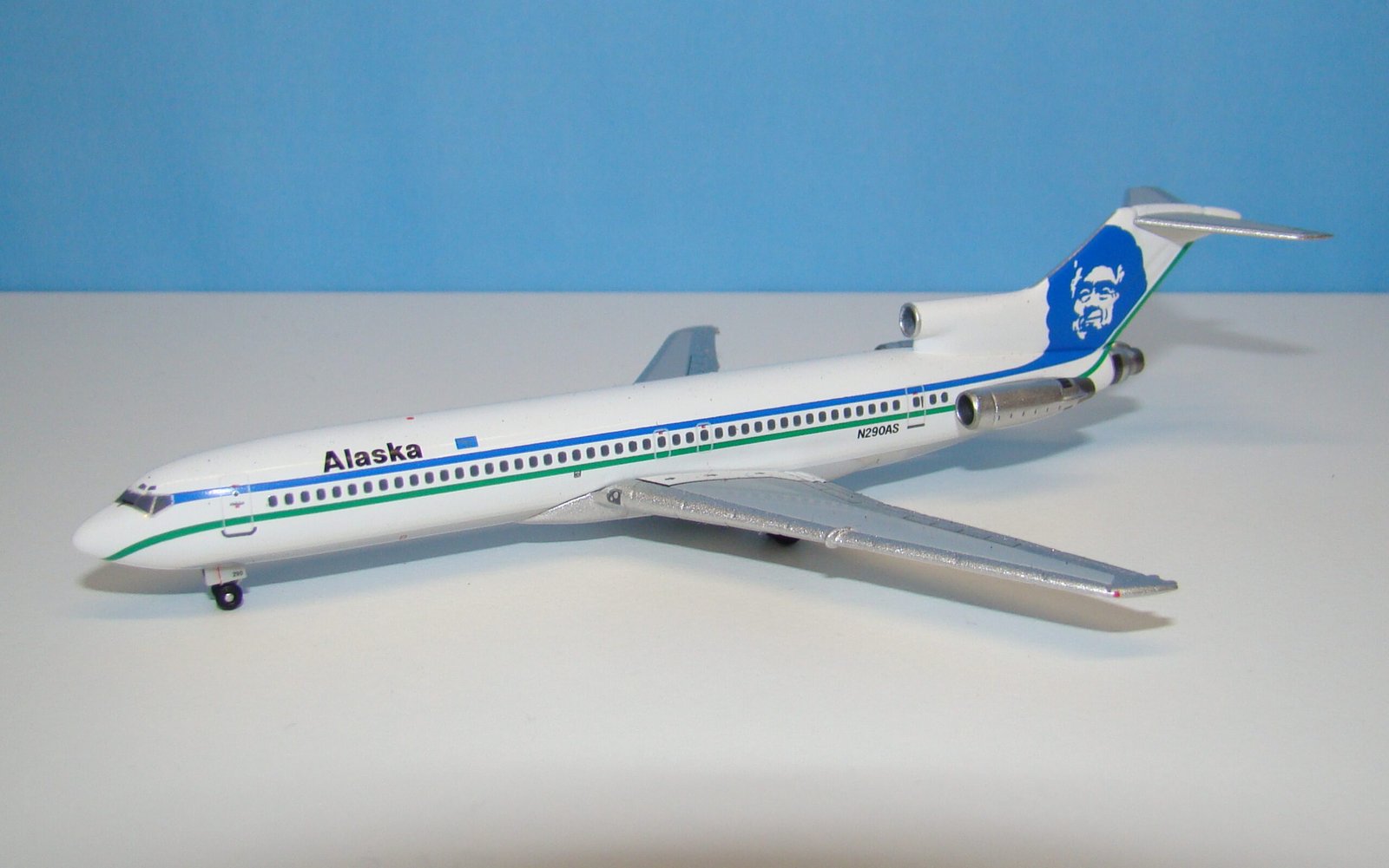 Alaska Airlines Boeing 727-290 N290AS Aeroclassics 1:400 Scale