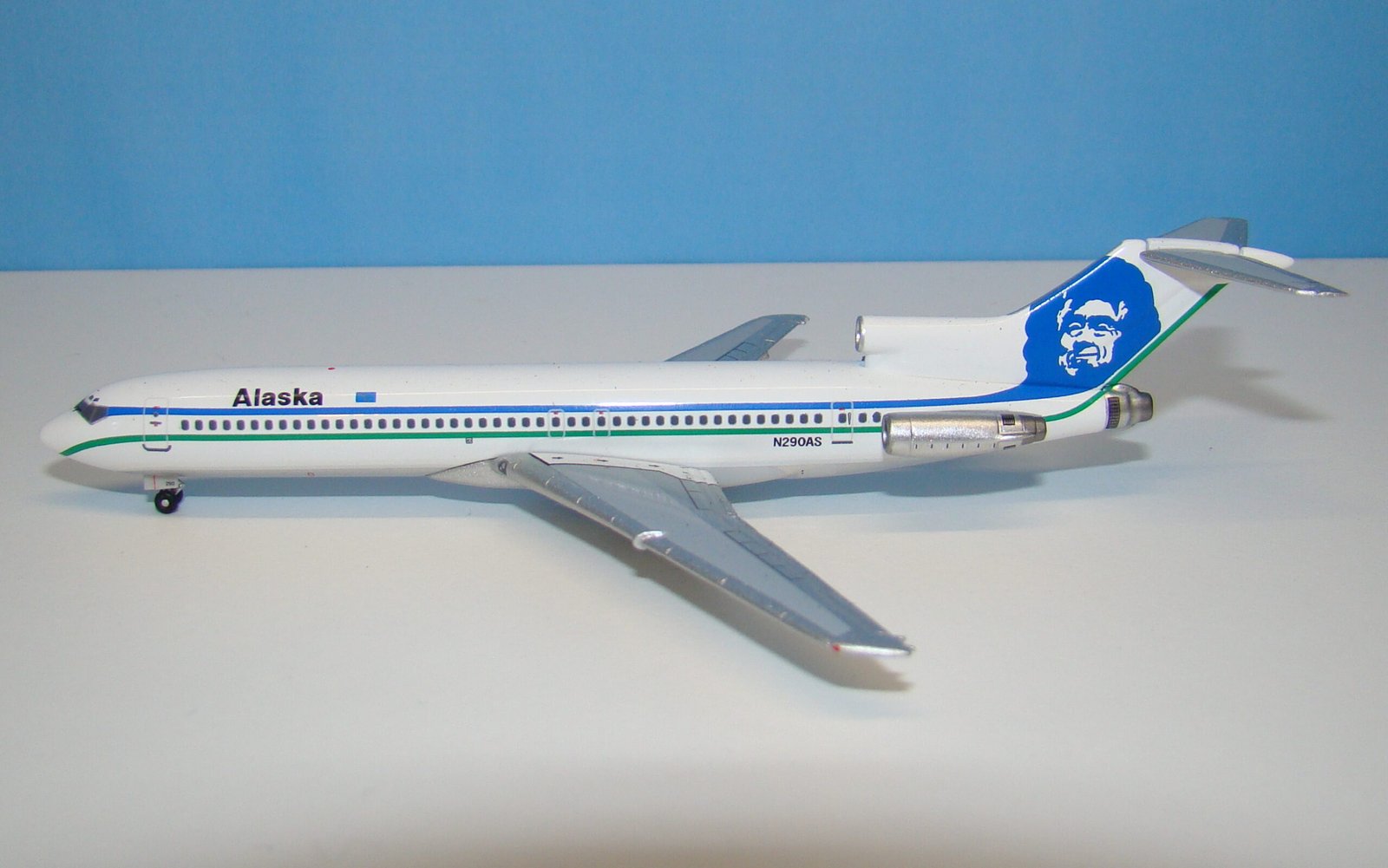 Alaska Airlines Boeing 727-290 N290AS Aeroclassics 1:400 Scale