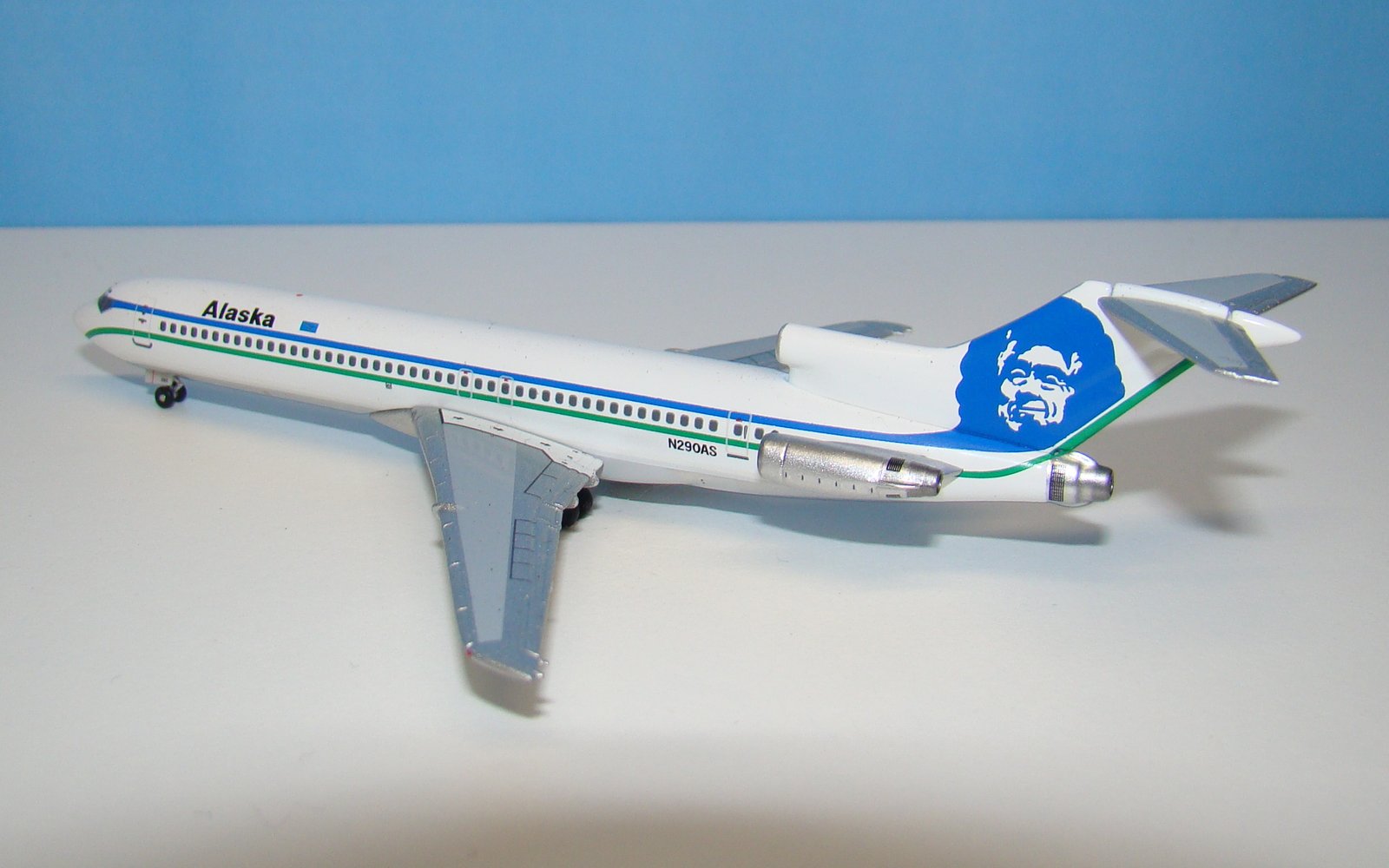 Alaska Airlines Boeing 727-290 N290AS Aeroclassics 1:400 Scale