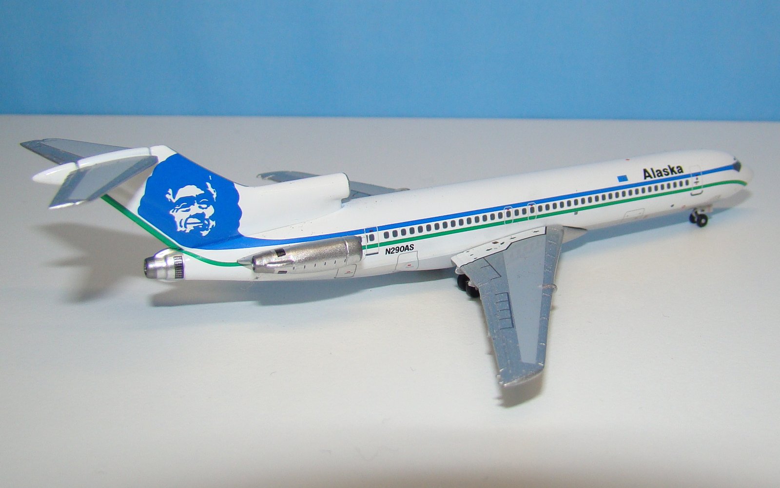 Alaska Airlines Boeing 727-290 N290AS Aeroclassics 1:400 Scale