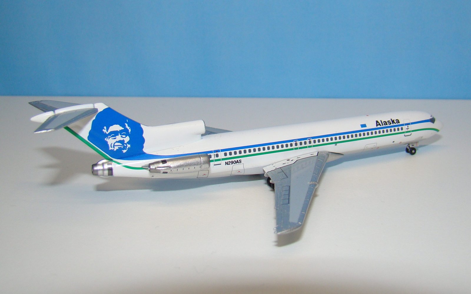 Alaska Airlines Boeing 727-290 N290AS Aeroclassics 1:400 Scale