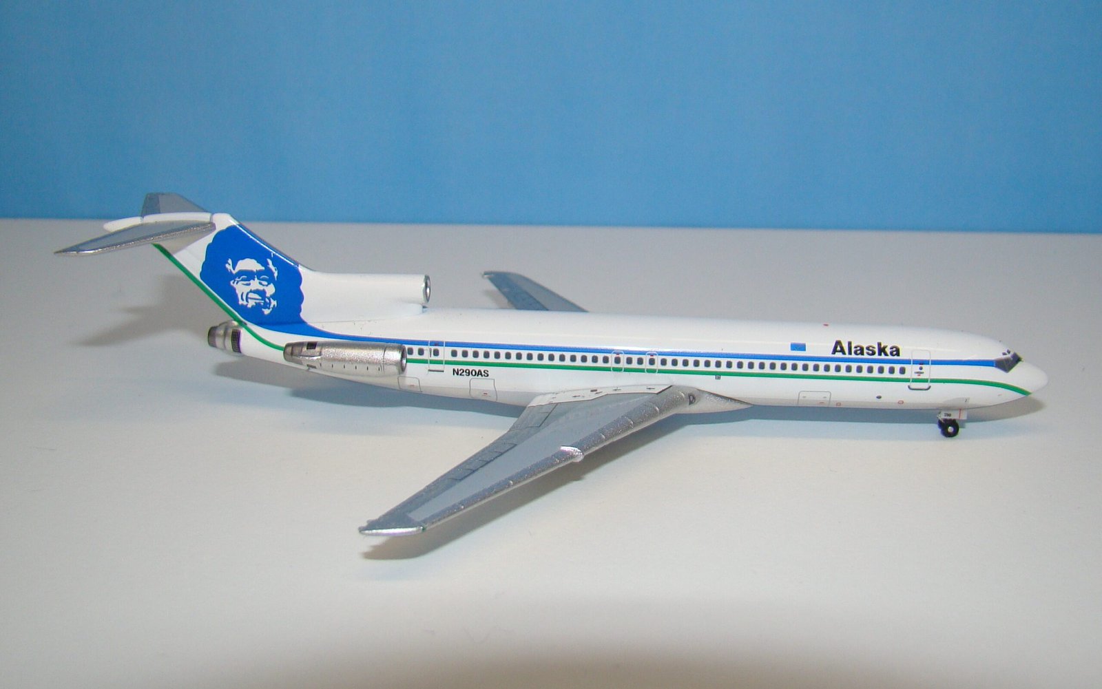 Alaska Airlines Boeing 727-290 N290AS Aeroclassics 1:400 Scale