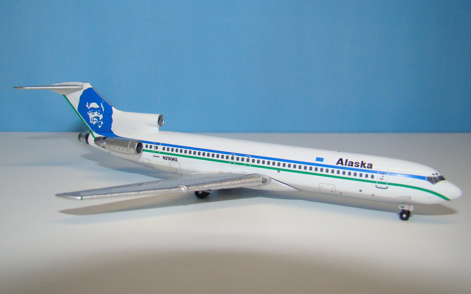 Alaska Airlines Boeing 727-290 N290AS Aeroclassics 1:400 Scale