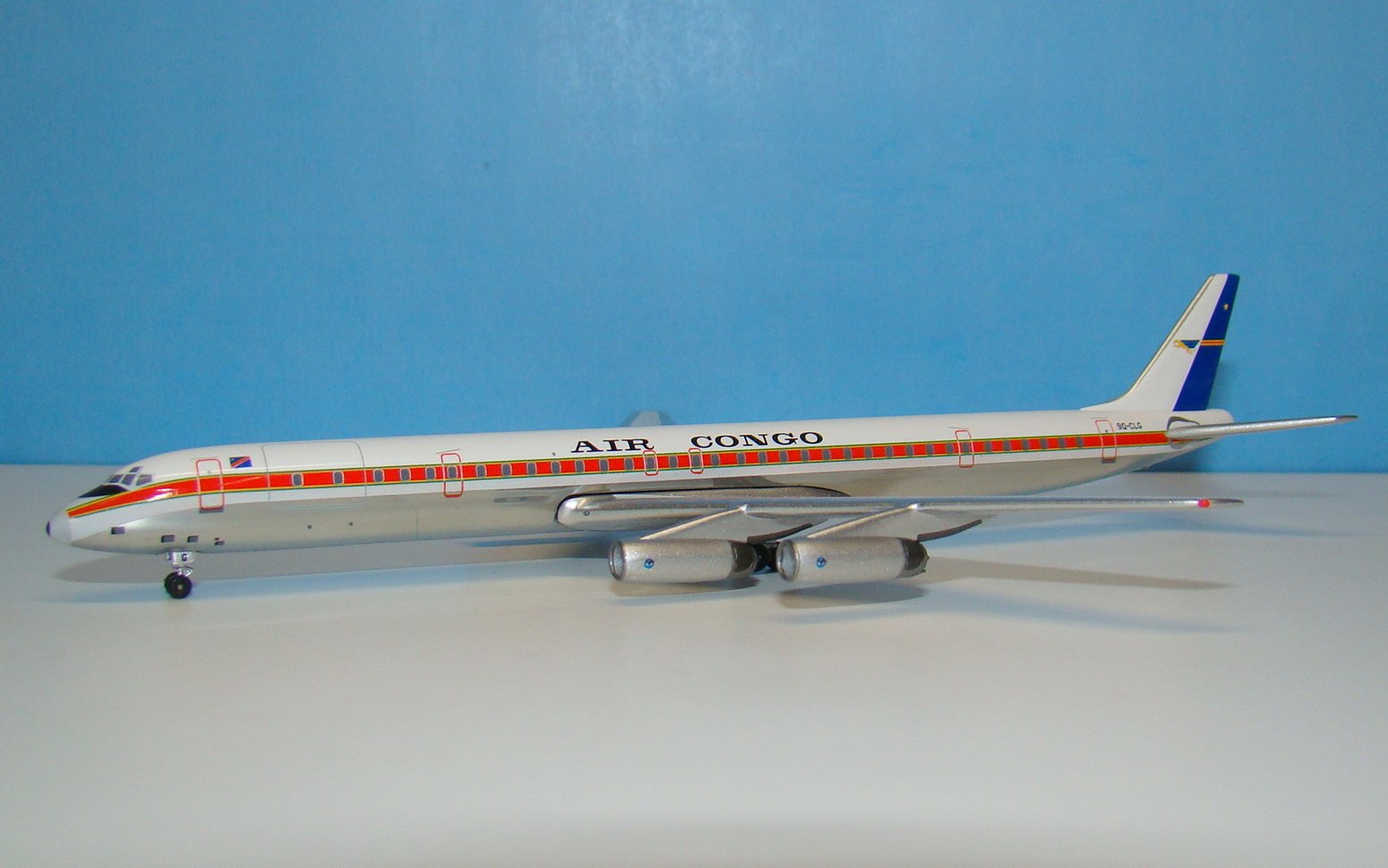 Air Congo Douglas DC-8-63CF 9Q-CLH Aeroclassics 1:400 Scale Model Airliner