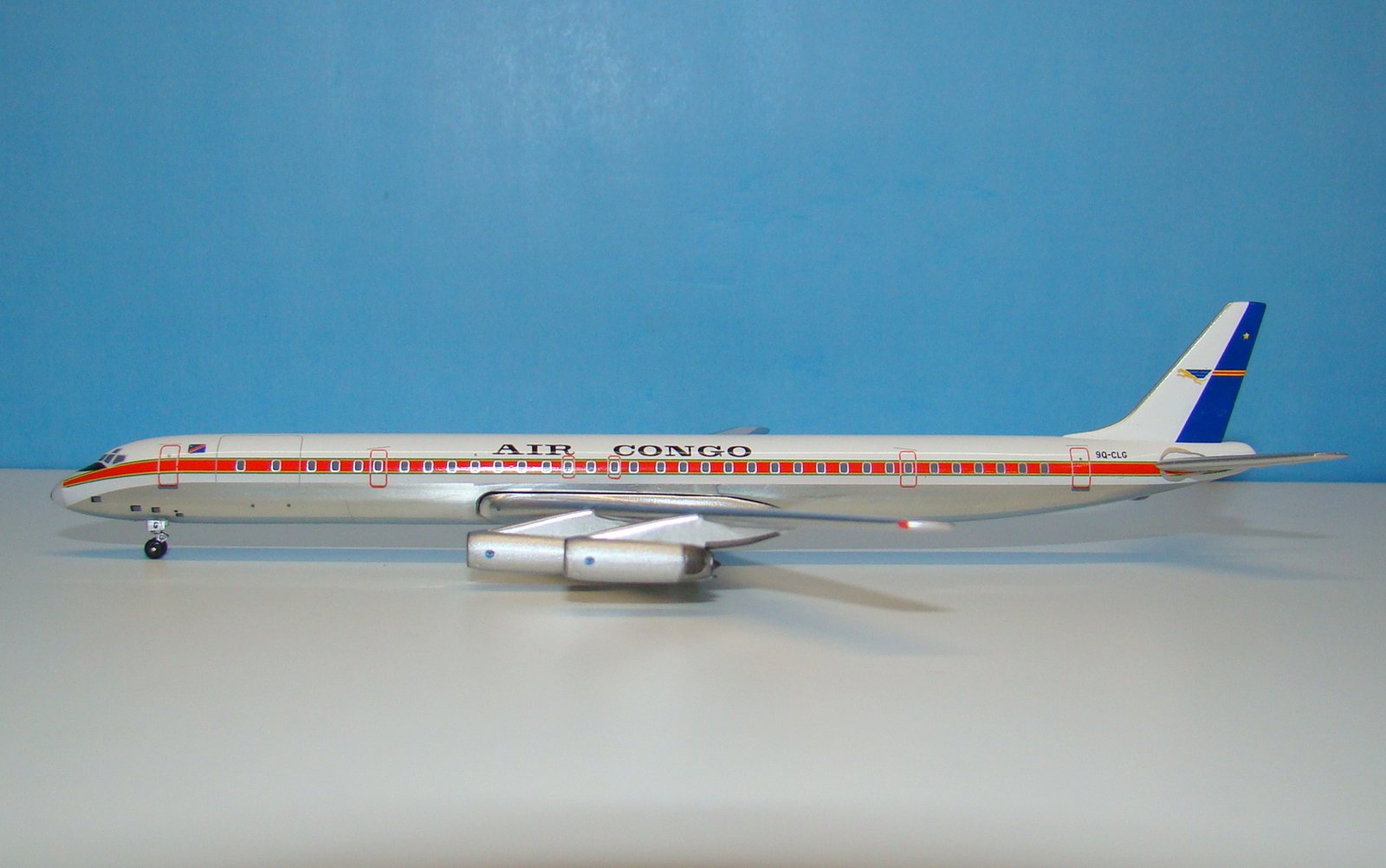 Air Congo Douglas DC-8-63CF 9Q-CLH Aeroclassics 1:400 Scale Model Airliner