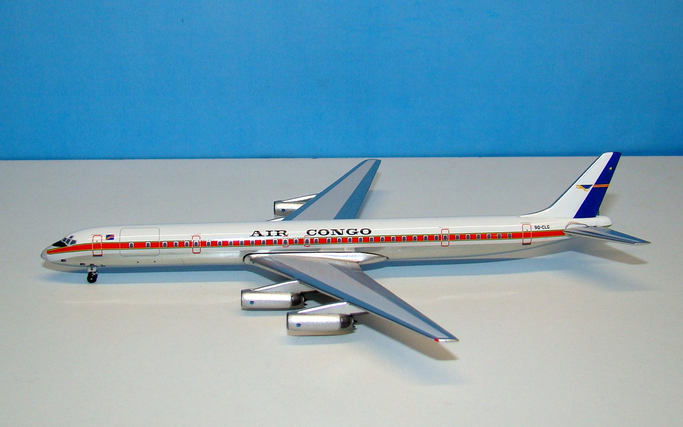 Air Congo Douglas DC-8-63CF 9Q-CLH Aeroclassics 1:400 Scale Model Airliner